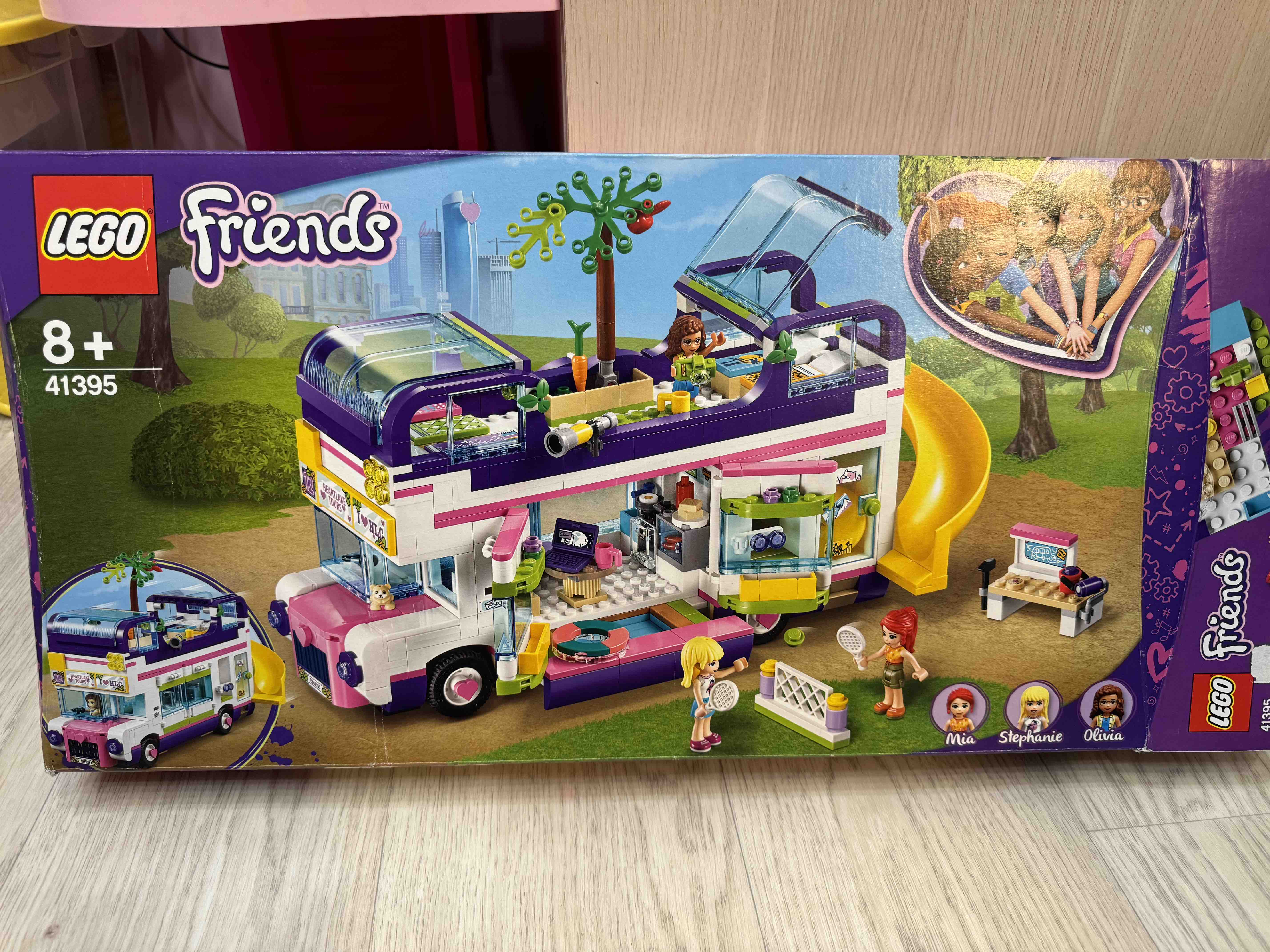 Купить конструктор LEGO Friends 41395 Автобус для друзей, цены на  Мегамаркет | Артикул: 100025820487