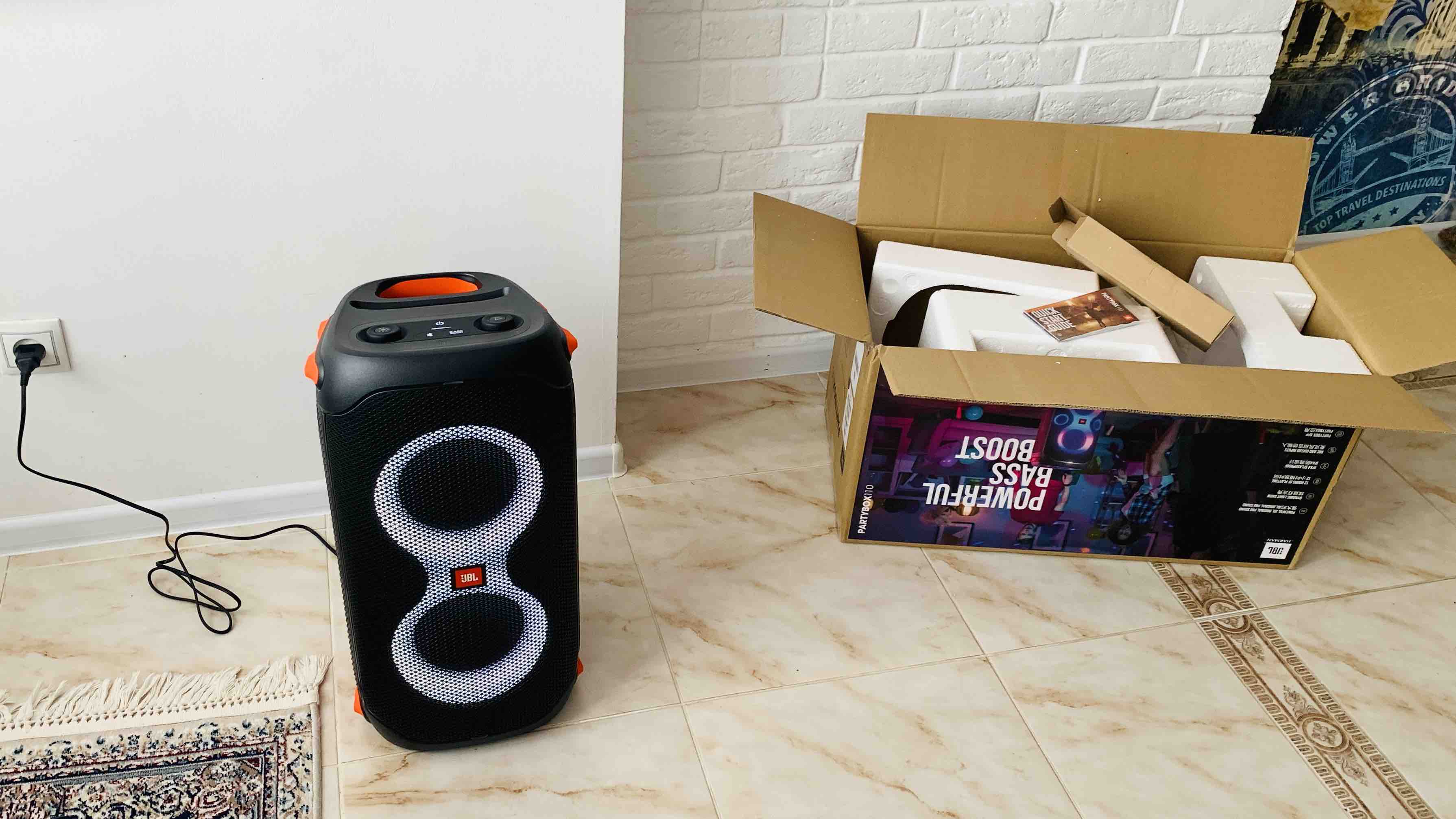 Портативная колонка JBL JBLPARTYBOX110RU - отзывы покупателей на  маркетплейсе Мегамаркет | Артикул: 600004273469