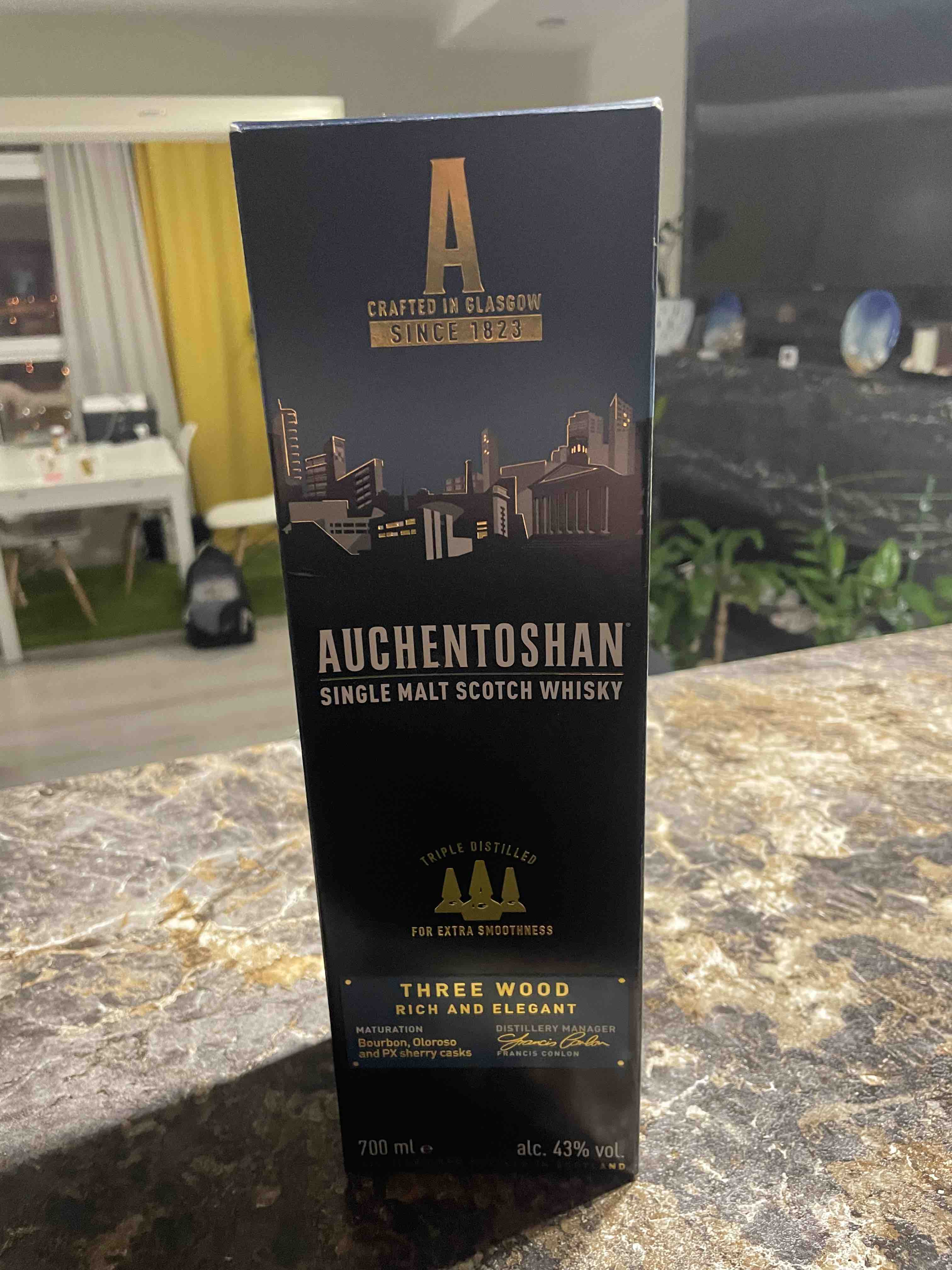 Виски Auchentoshan Three Wood 0,7 л в подарочной упаковке - купить в ...