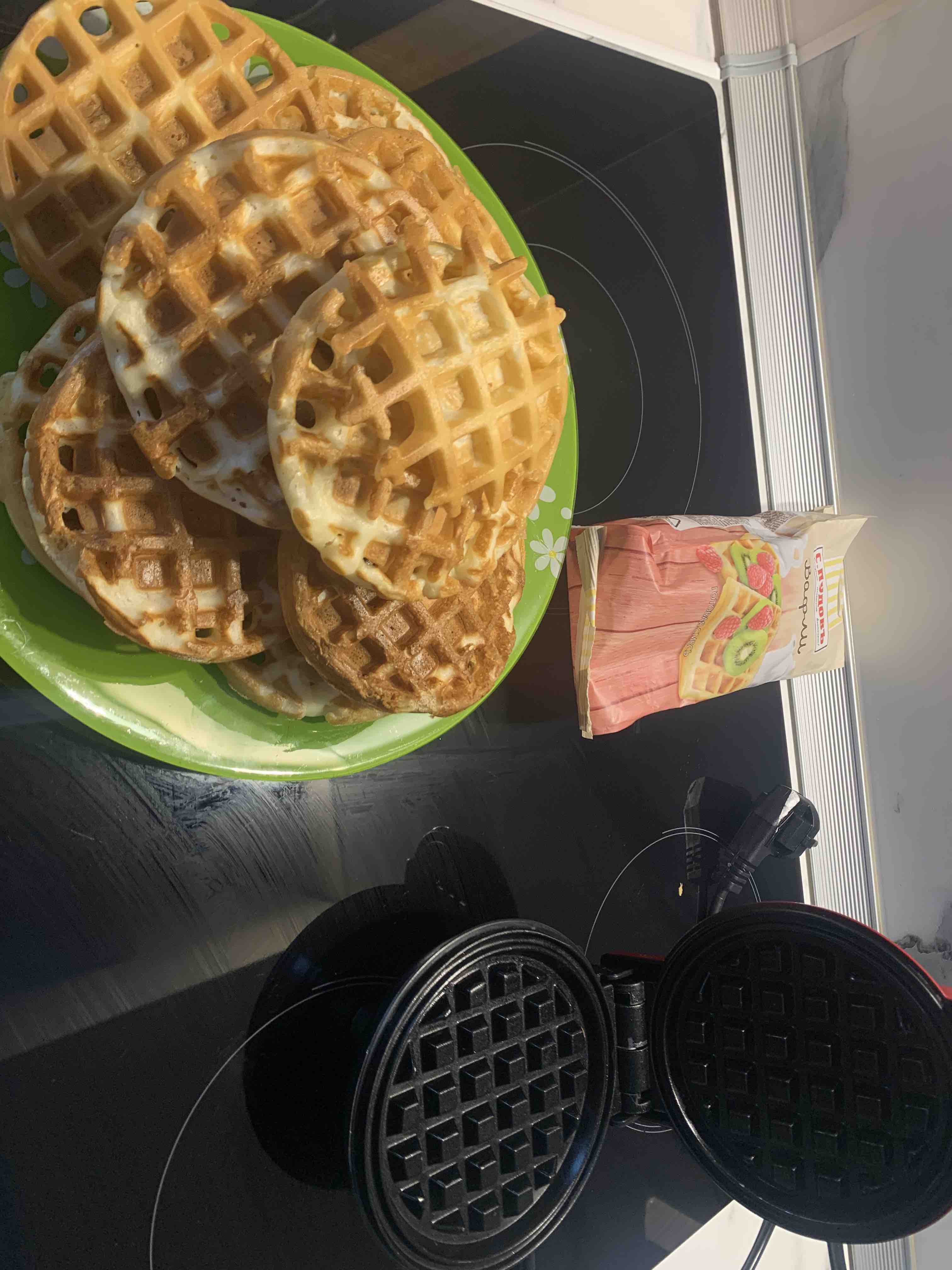 Вафельница MINI WAFFLE, красный - отзывы покупателей на маркетплейсе  Мегамаркет | Артикул: 600004855764