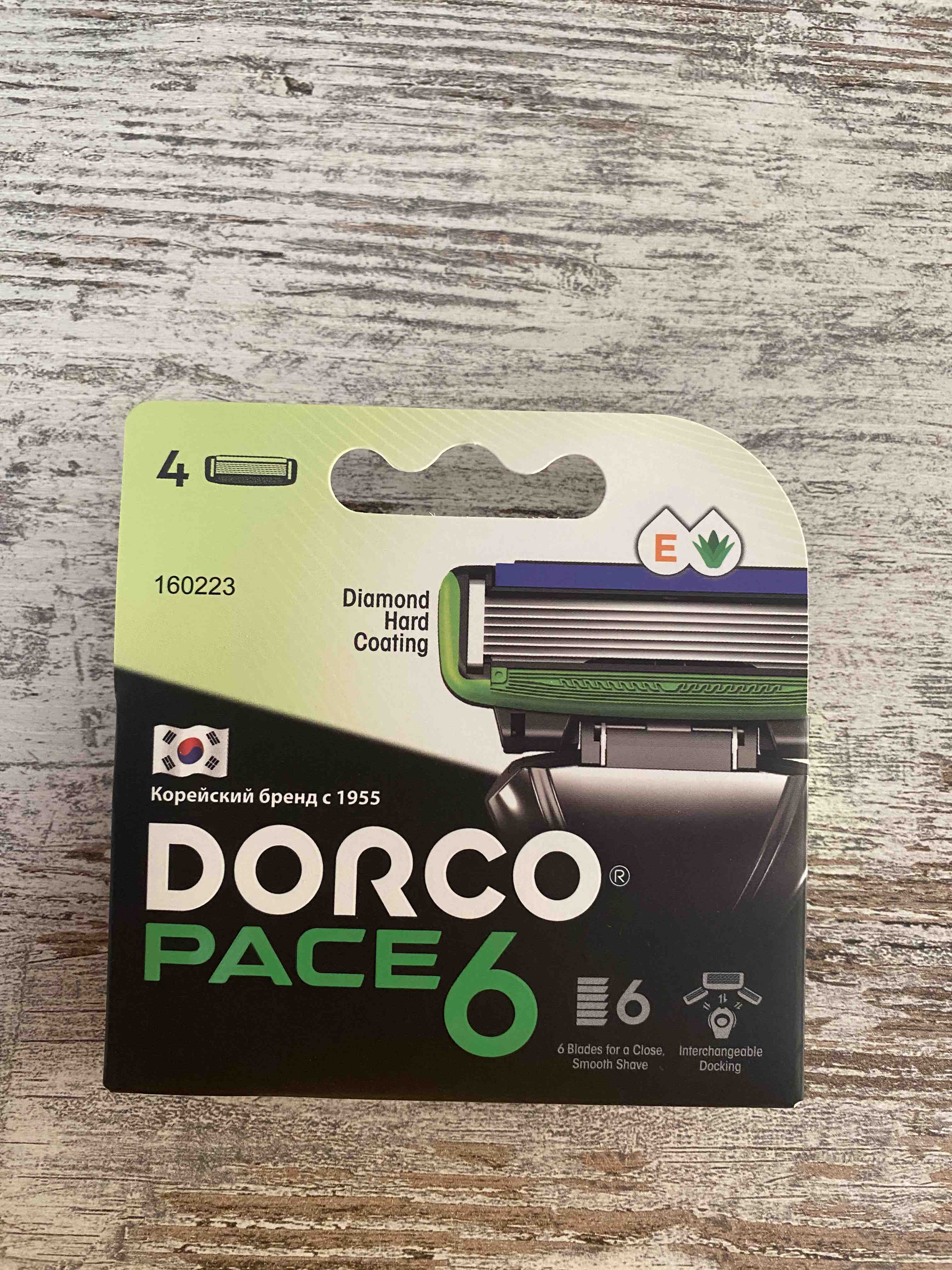 Сменное лезвие для станка Dorco Pace Six Blades 4 Cartridges - отзывы  покупателей на Мегамаркет | сменные кассеты для бритья 851229