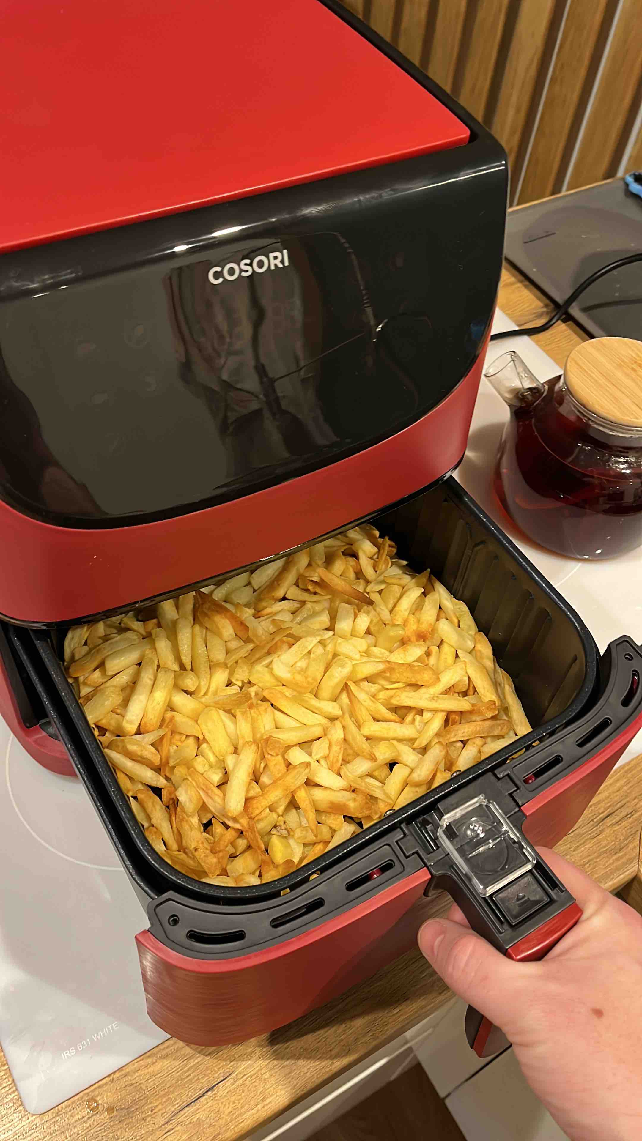 Аэрогриль COSORI Air Fryer CP158-AF красный – купить в Москве, цены в  интернет-магазинах на Мегамаркет