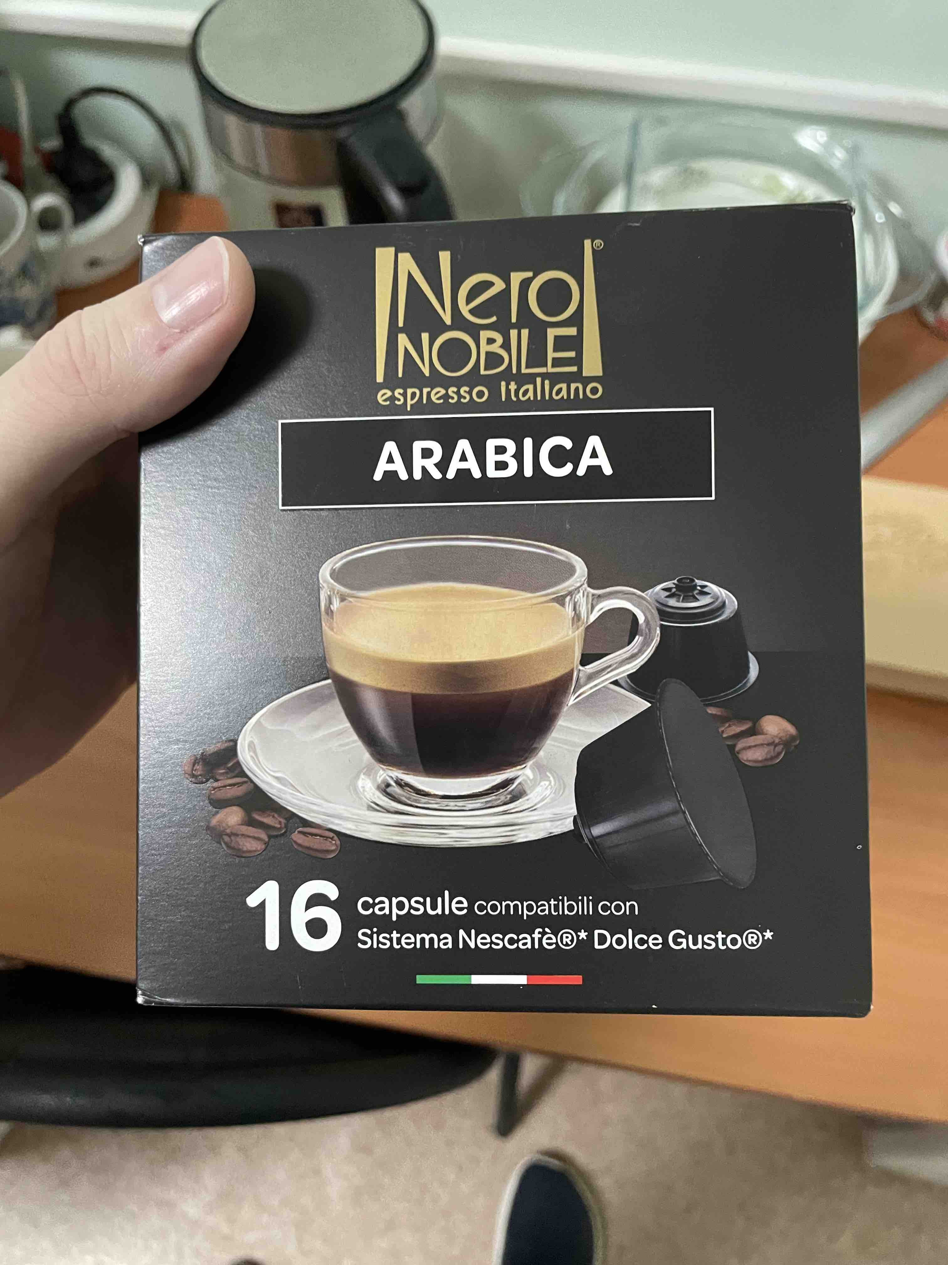 Кофе в капсулах Neronobile Arabica для кофемашин Dolce Gusto, 16 шт -  отзывы покупателей на маркетплейсе Мегамаркет | Артикул: 100047443682