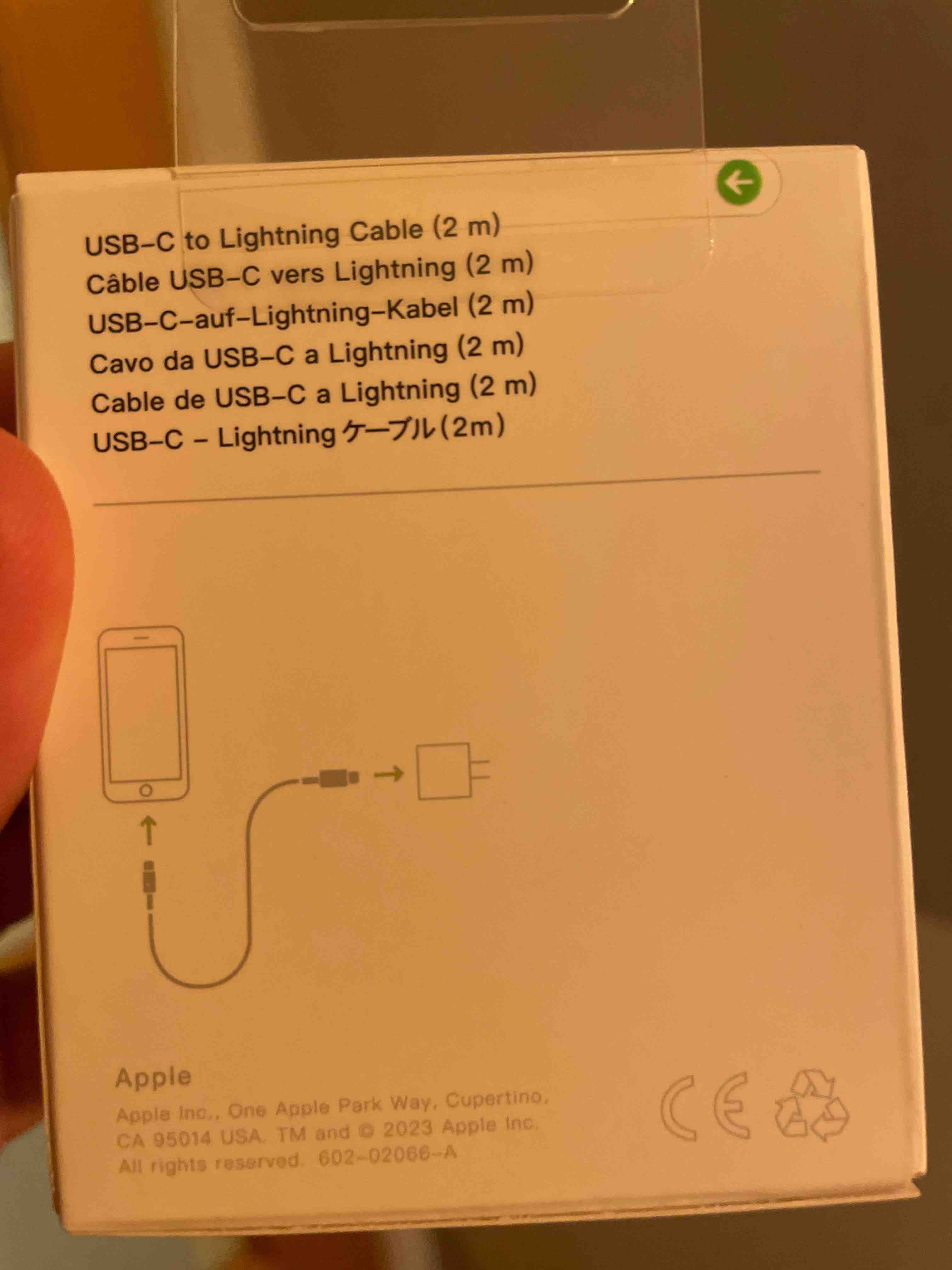 Кабель Apple USB-C to Lightning Cable (2 m) (MQGH2ZM/A) - отзывы  покупателей на маркетплейсе Мегамаркет | Артикул: 100029398914