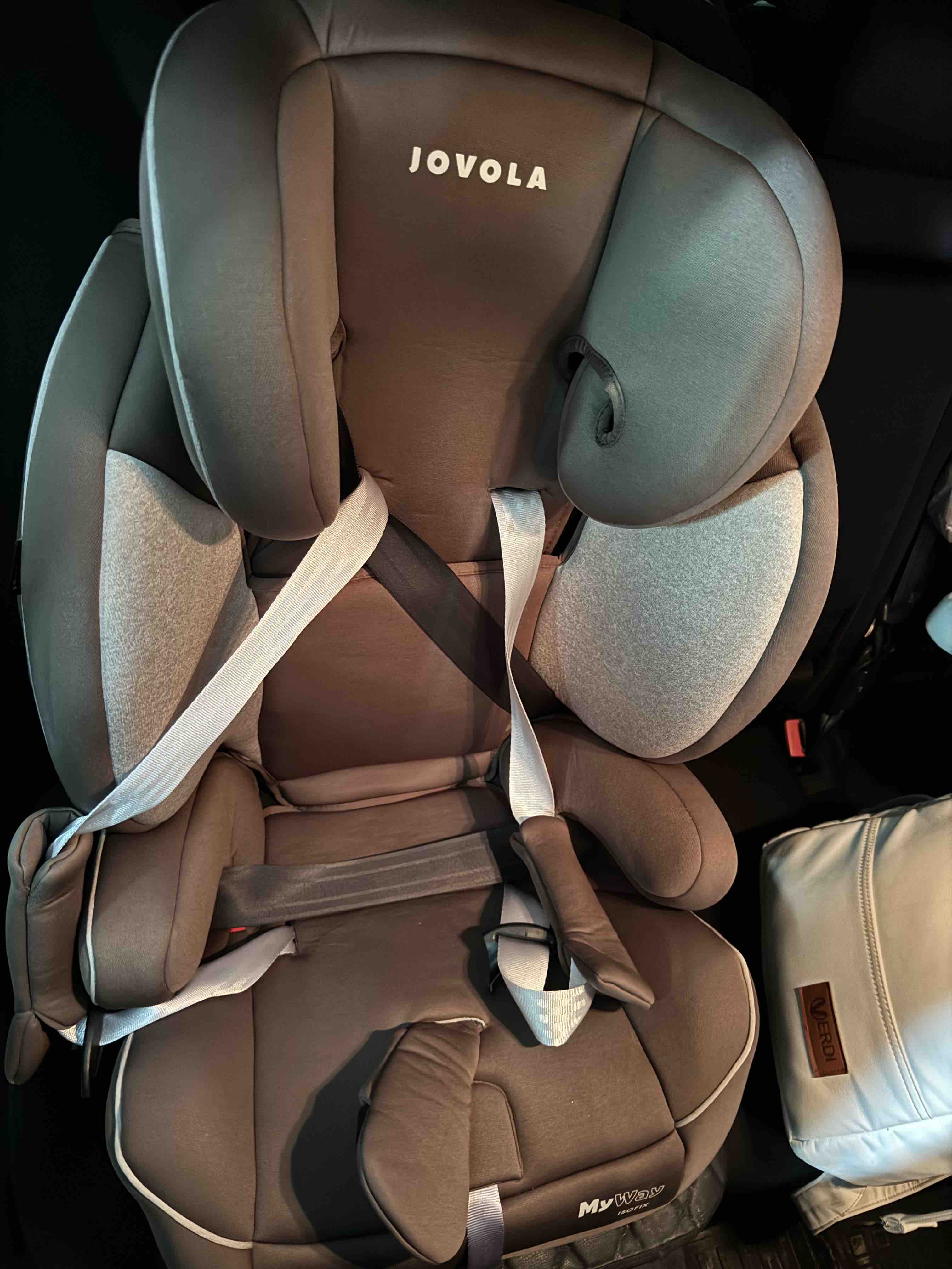 Отзывы о автокресло JOVOLA MyWay ISOFIX 9-36 кг, гр 1-3 темно-серый  светло-серый - отзывы покупателей на Мегамаркет | автокресла 4657792381594  - 600012718237