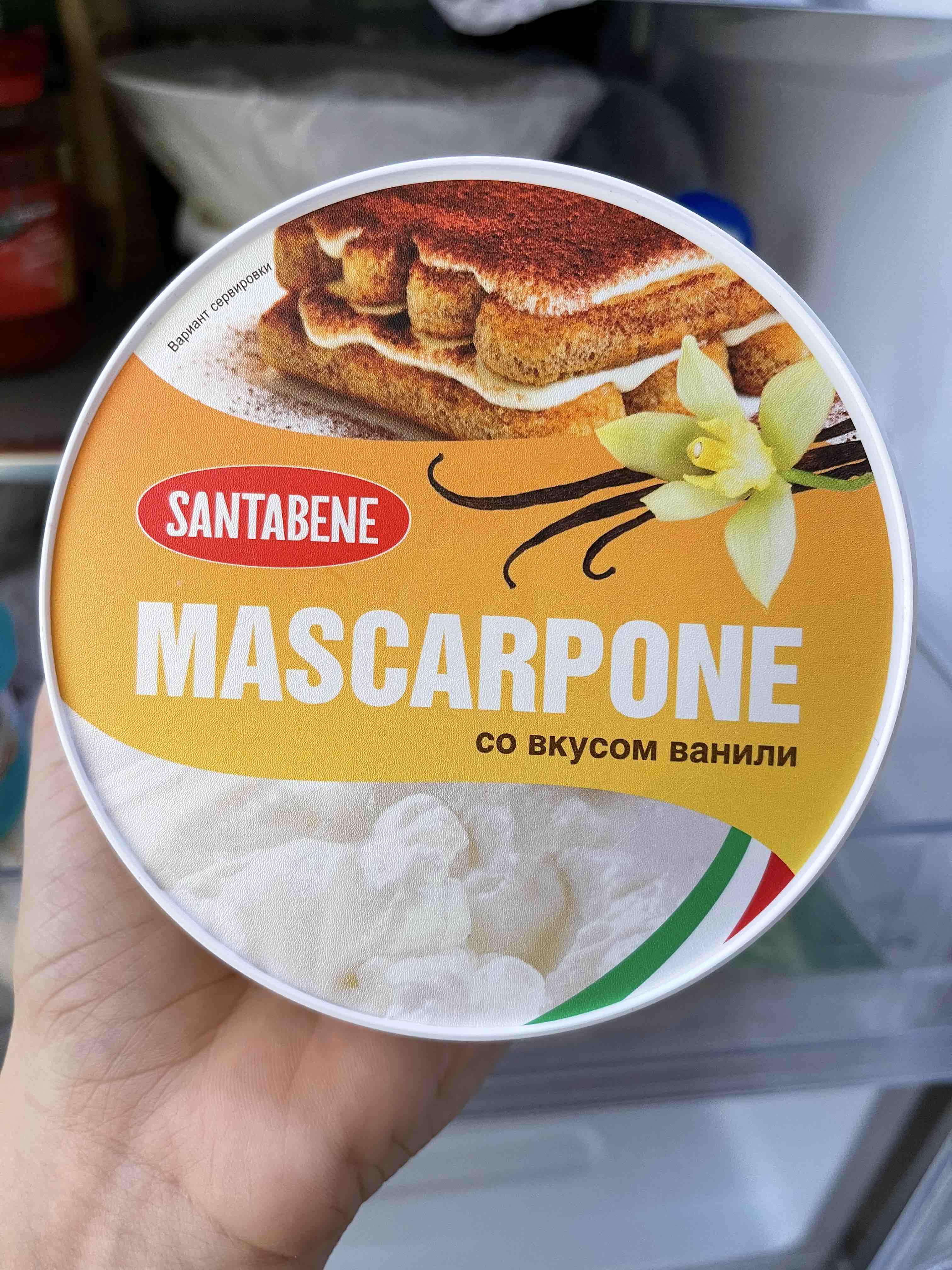 Сыр мягкий Santabene Mascarpone со вкусом ванили 80% 250 г - отзывы  покупателей на маркетплейсе Мегамаркет | Артикул: 100029320012