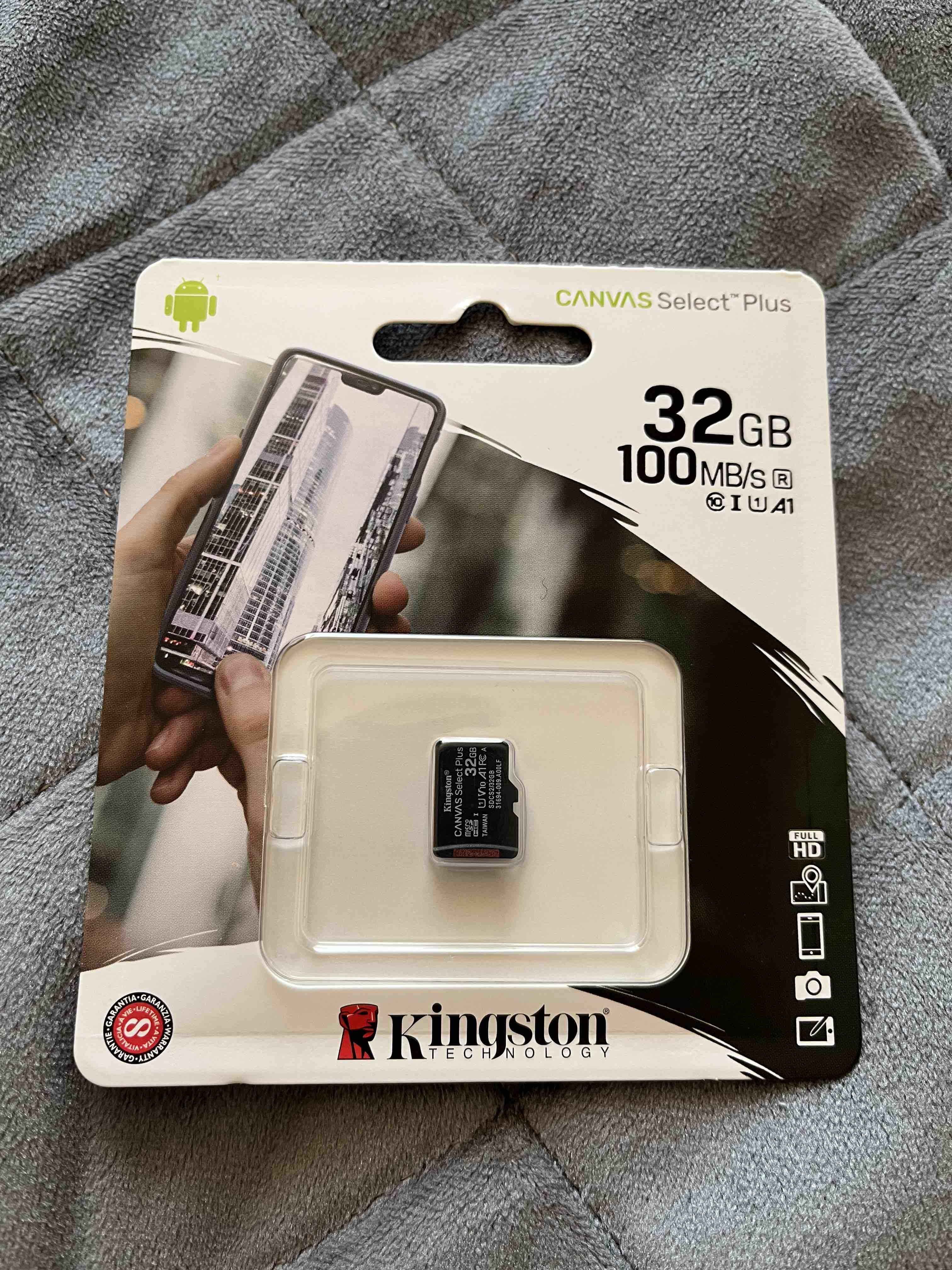 Карта памяти Kingston 32GB Canvas Select Plus (SDCS2/32GBSP) - отзывы  покупателей на маркетплейсе Мегамаркет | Артикул: 100026781737