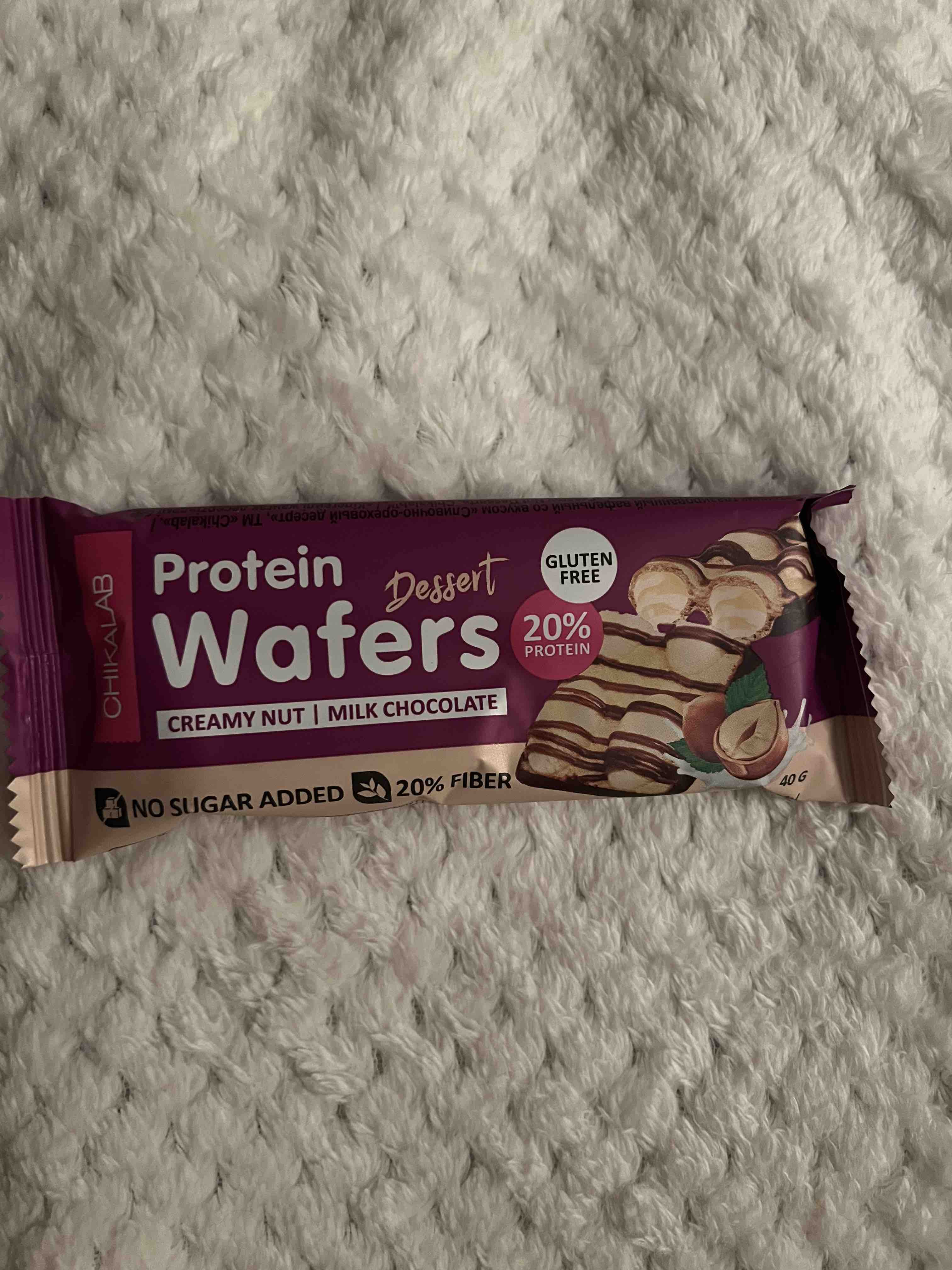 Купить батончик вафельный Protein Wafers Chikalab вкус сливочно ореховый десерт 40 г цены на 7614