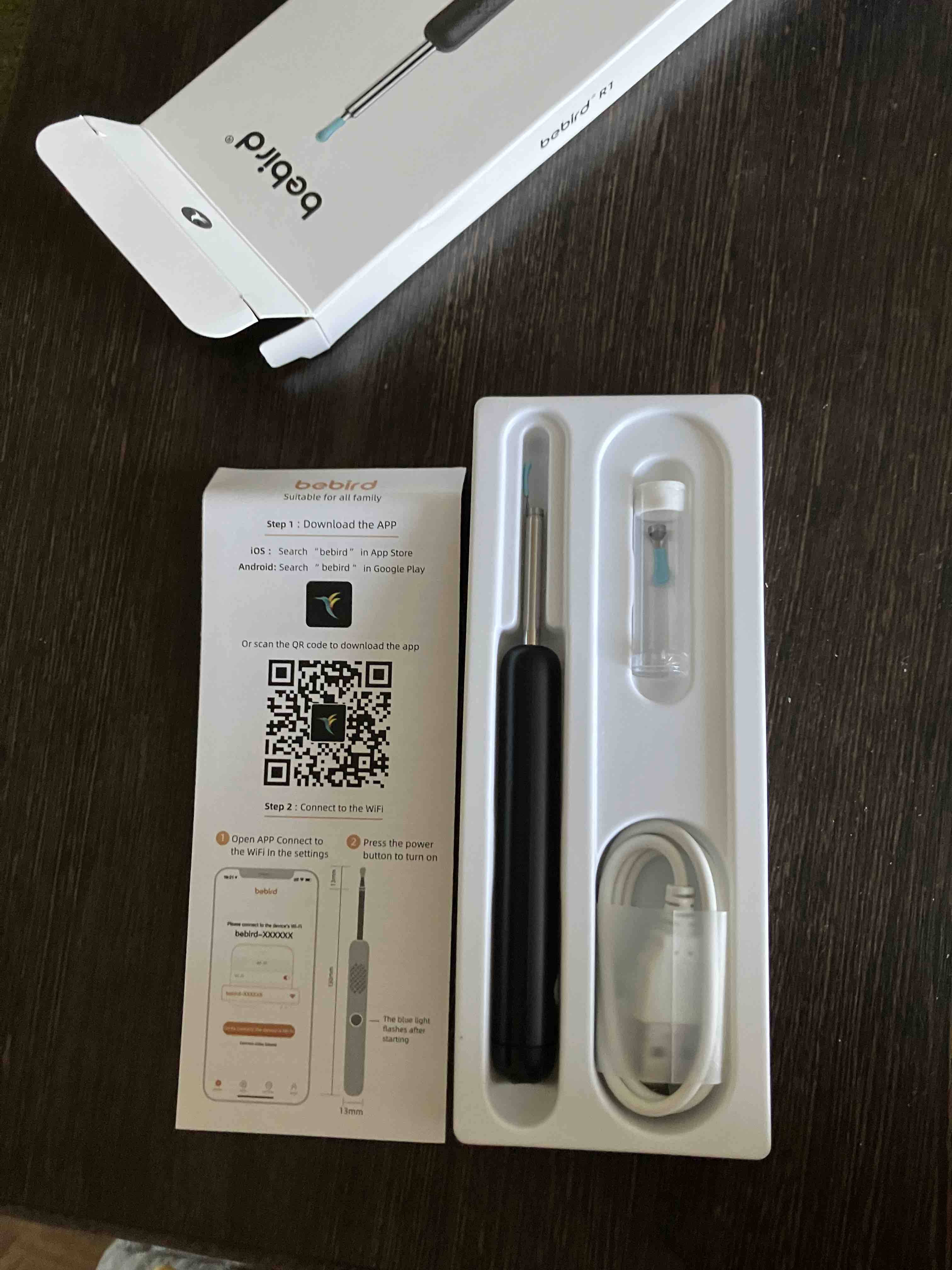 Умная ушная палочка Xiaomi Bebird Smart Visual Spoon Ear Stick R1 Black -  отзывы покупателей на Мегамаркет | косметологические инструменты для чистки  лица 6972403820810