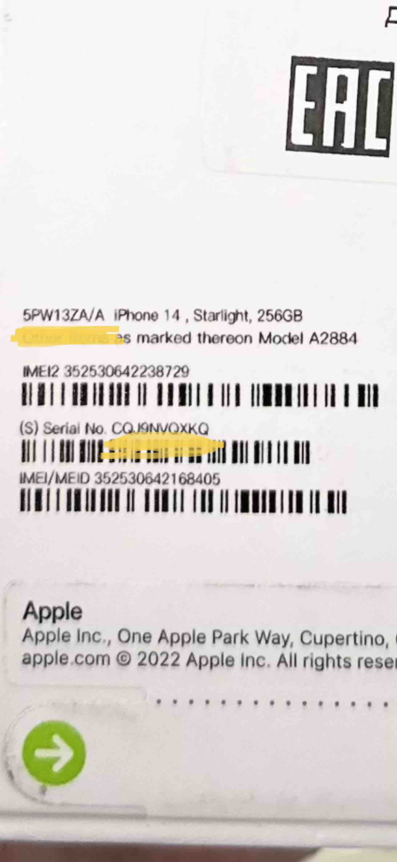 Смартфон Apple iPhone 14 256Gb Starlight (2sim) - отзывы покупателей на  маркетплейсе Мегамаркет | Артикул: 100040444139