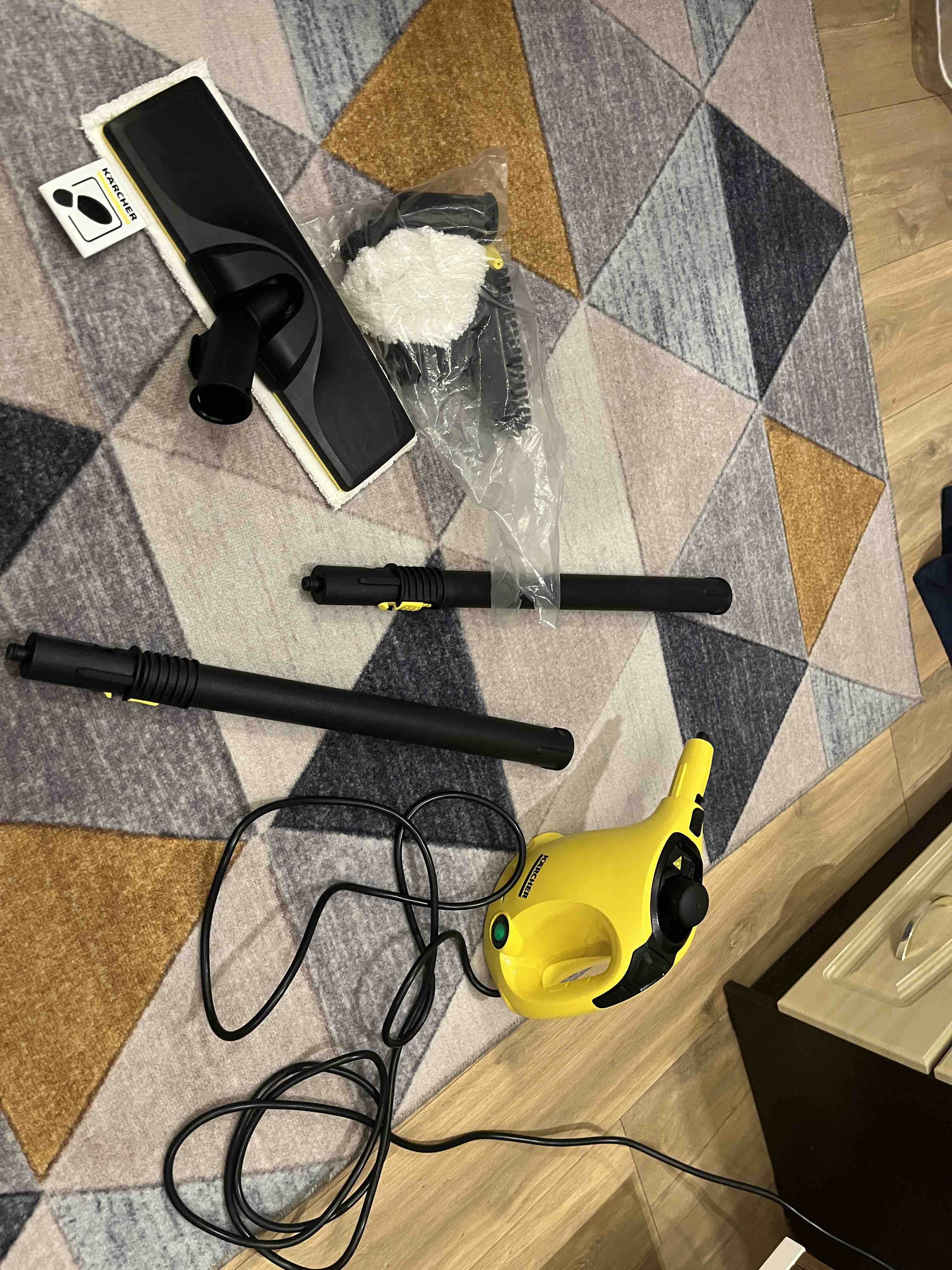 Пароочиститель Karcher SC 1 EasyFix (1.516-332.0) Yellow, купить в Москве,  цены в интернет-магазинах на Мегамаркет