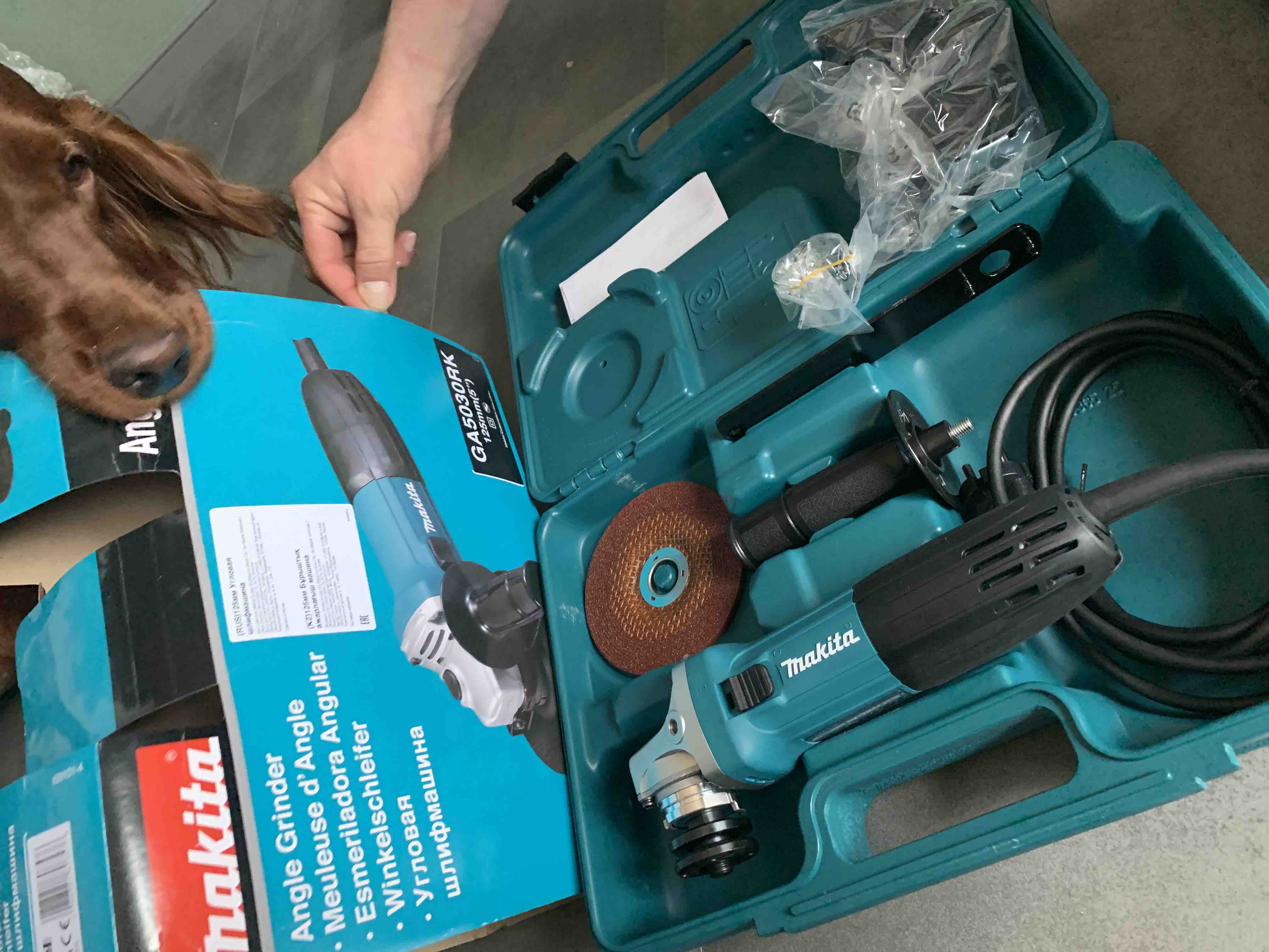 Makita ga4530rkd deals angle grinder