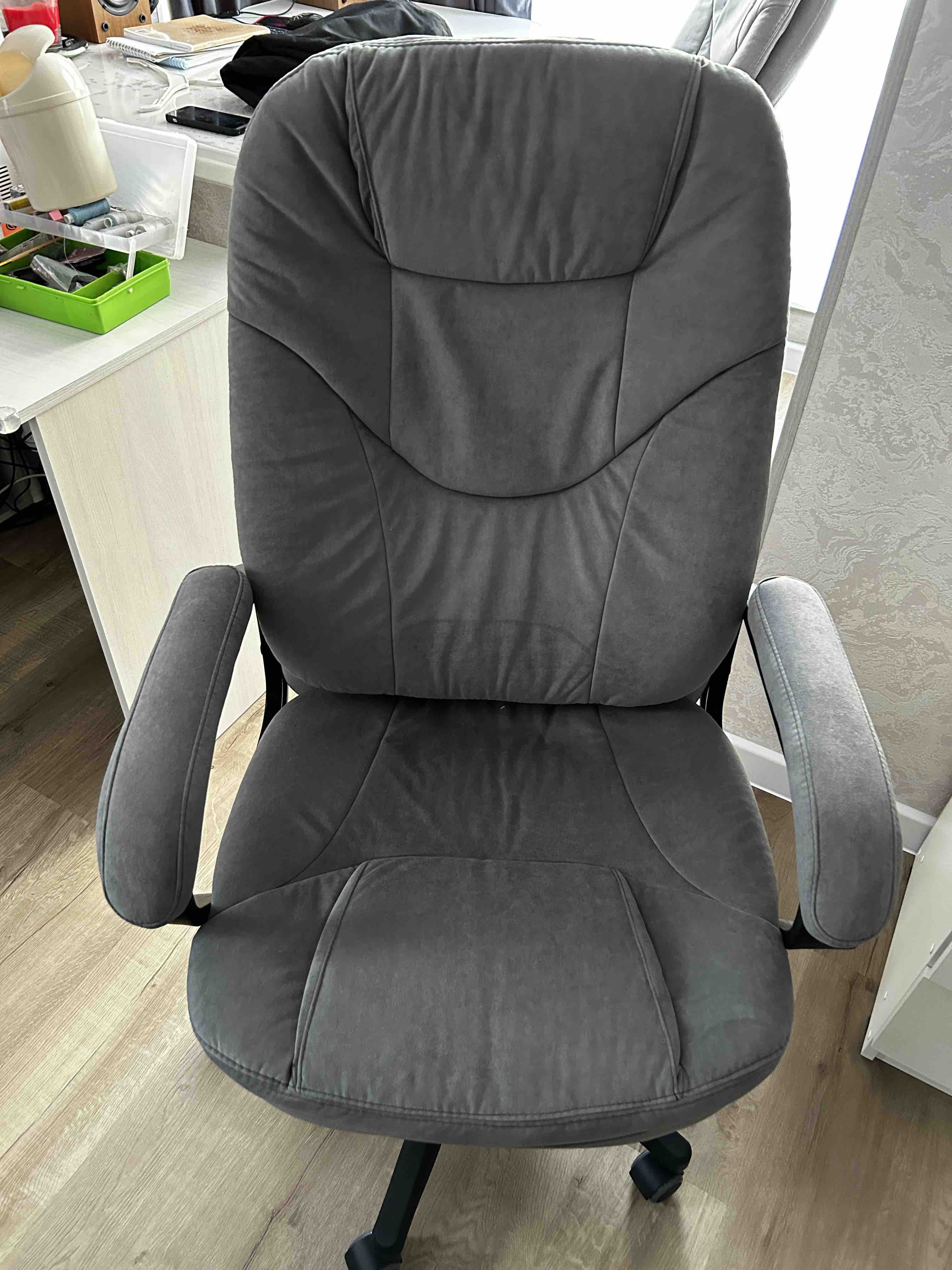 Кресло компьютерное офисное на колесиках ортопедическое Tetchair COMFORT  серый - купить в Москве, цены на Мегамаркет | 100050152636