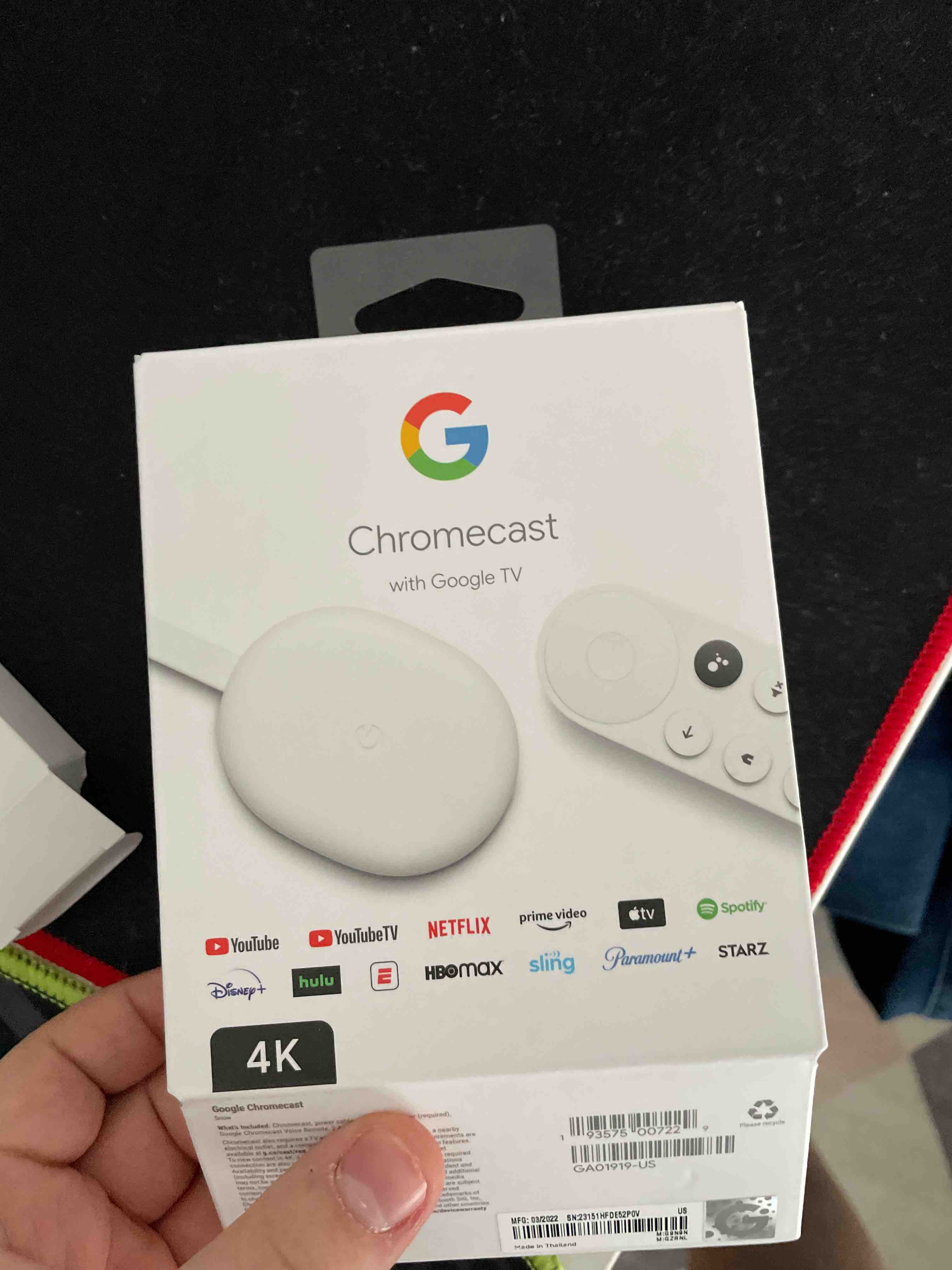 【新品未使用】Chromecast with Google TV 4K ホワイト Смарт-приставка Google Chromecast c Google TV 4K 2/ белый, купить