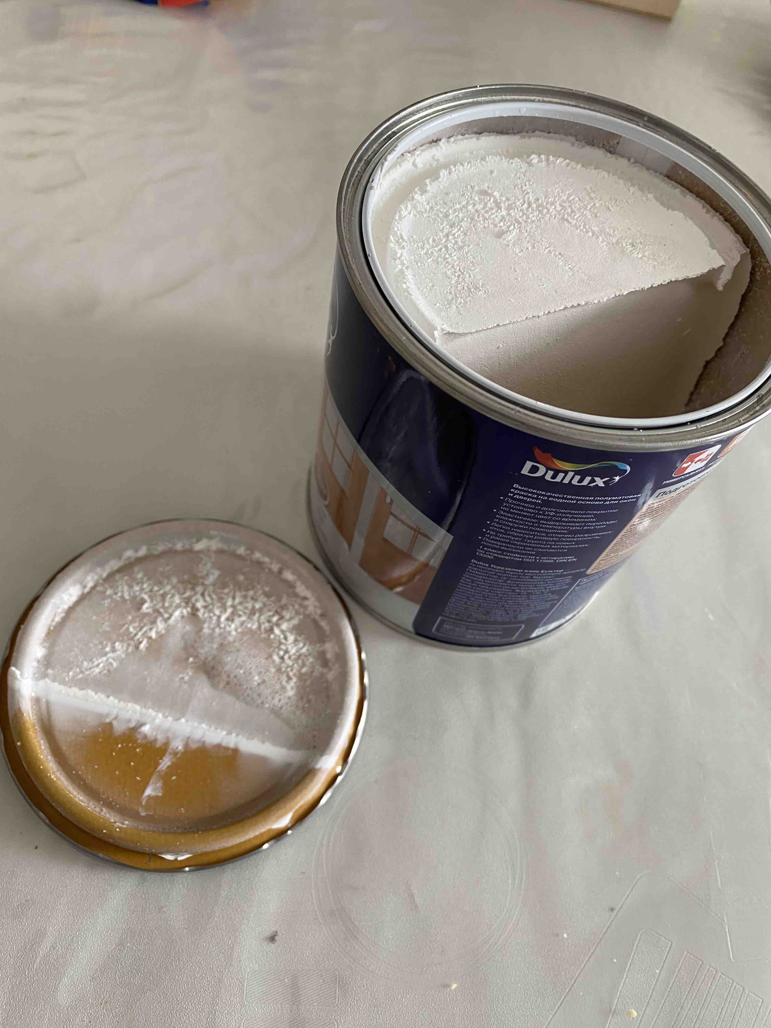 Краска Dulux Окна и двери полуматовая, база BW, 750 мл - отзывы покупателей  на Мегамаркет | 600003840217