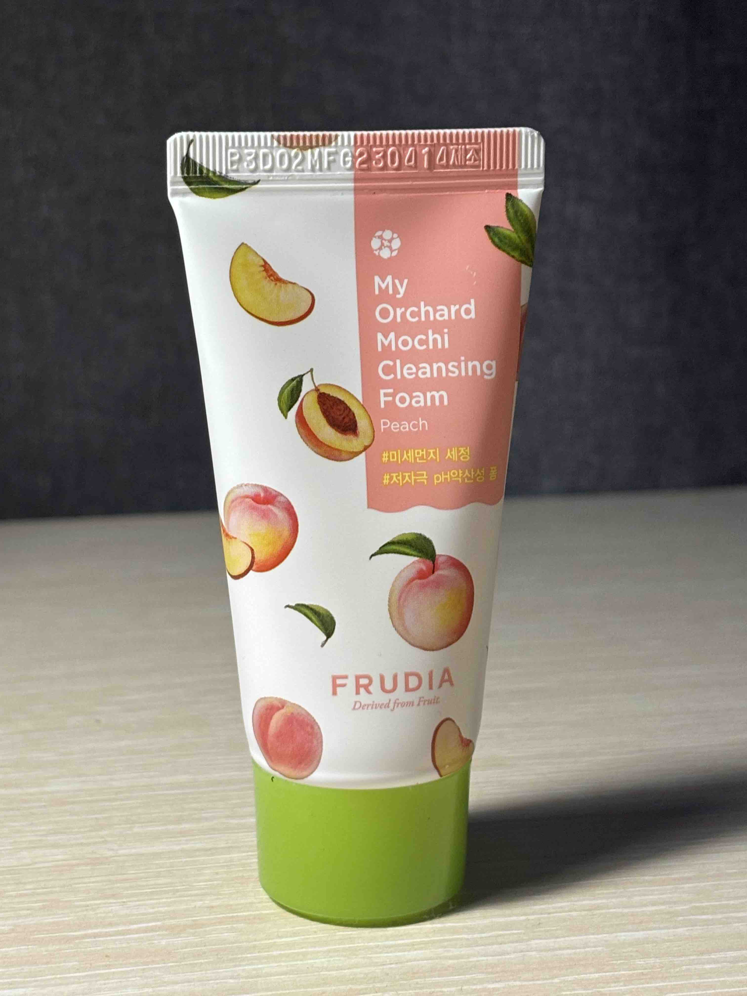 Пенка-моти очищающая c персиком мини Frudia My Orchard Peach Mochi  Cleansing Foam mini - отзывы покупателей на Мегамаркет | гель для лица 110