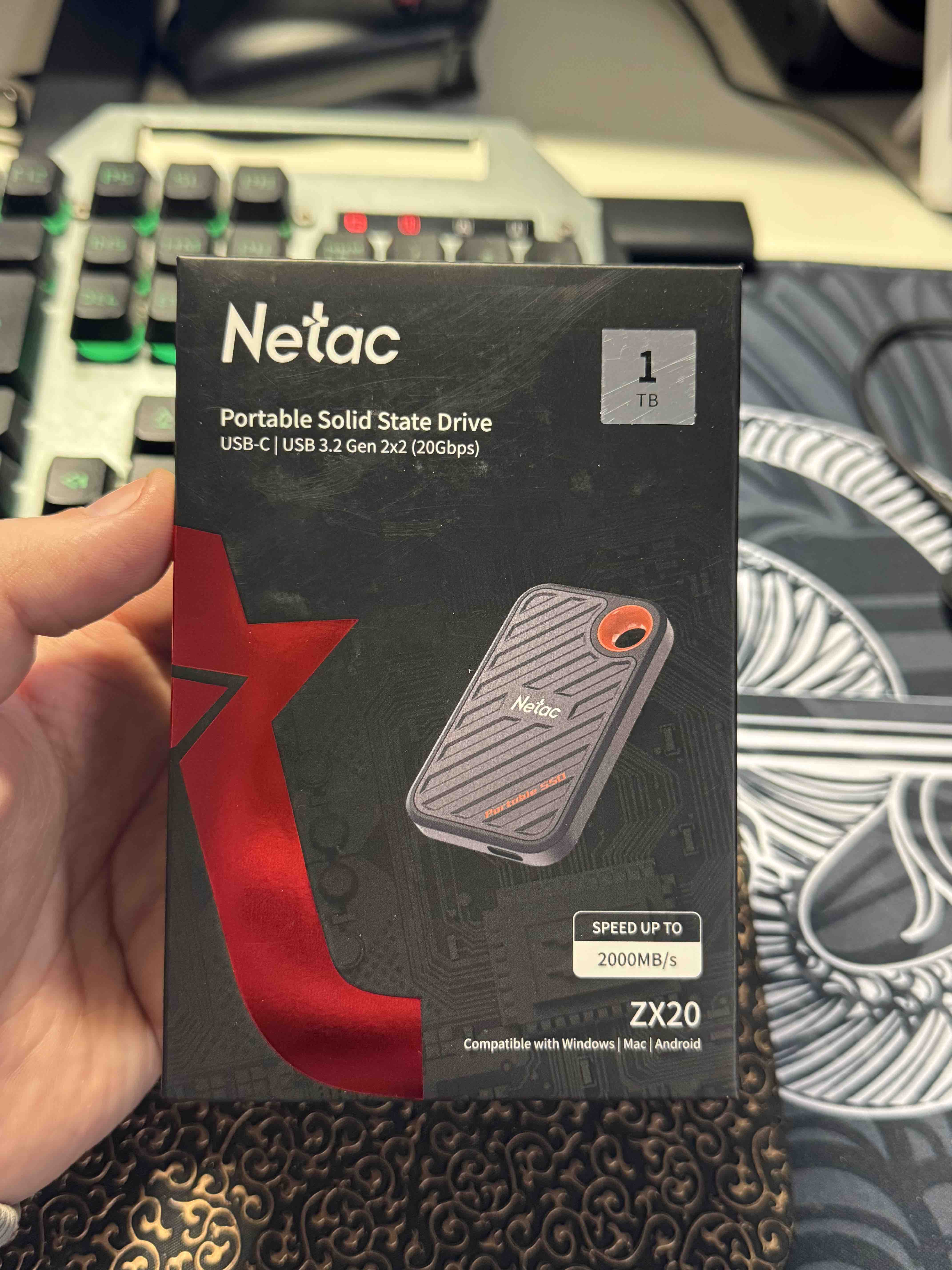 Внешний SSD диск Netac External ZX20 1 ТБ – отзывы покупателей на  маркетплейс Мегамаркет | Артикул: 100032106529