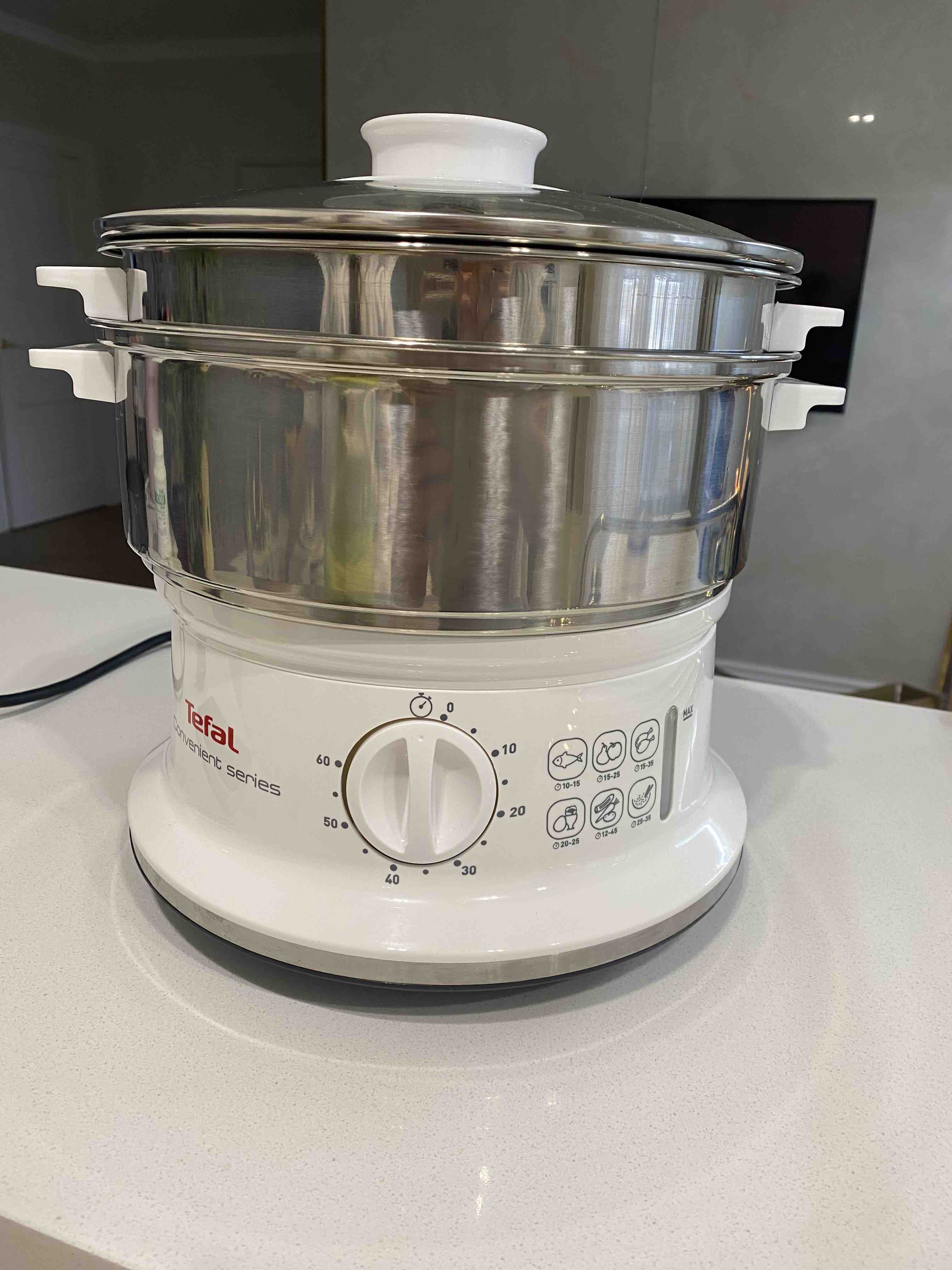 Пароварка Tefal Convenient Series VC145130, купить в Москве, цены в  интернет-магазинах на Мегамаркет