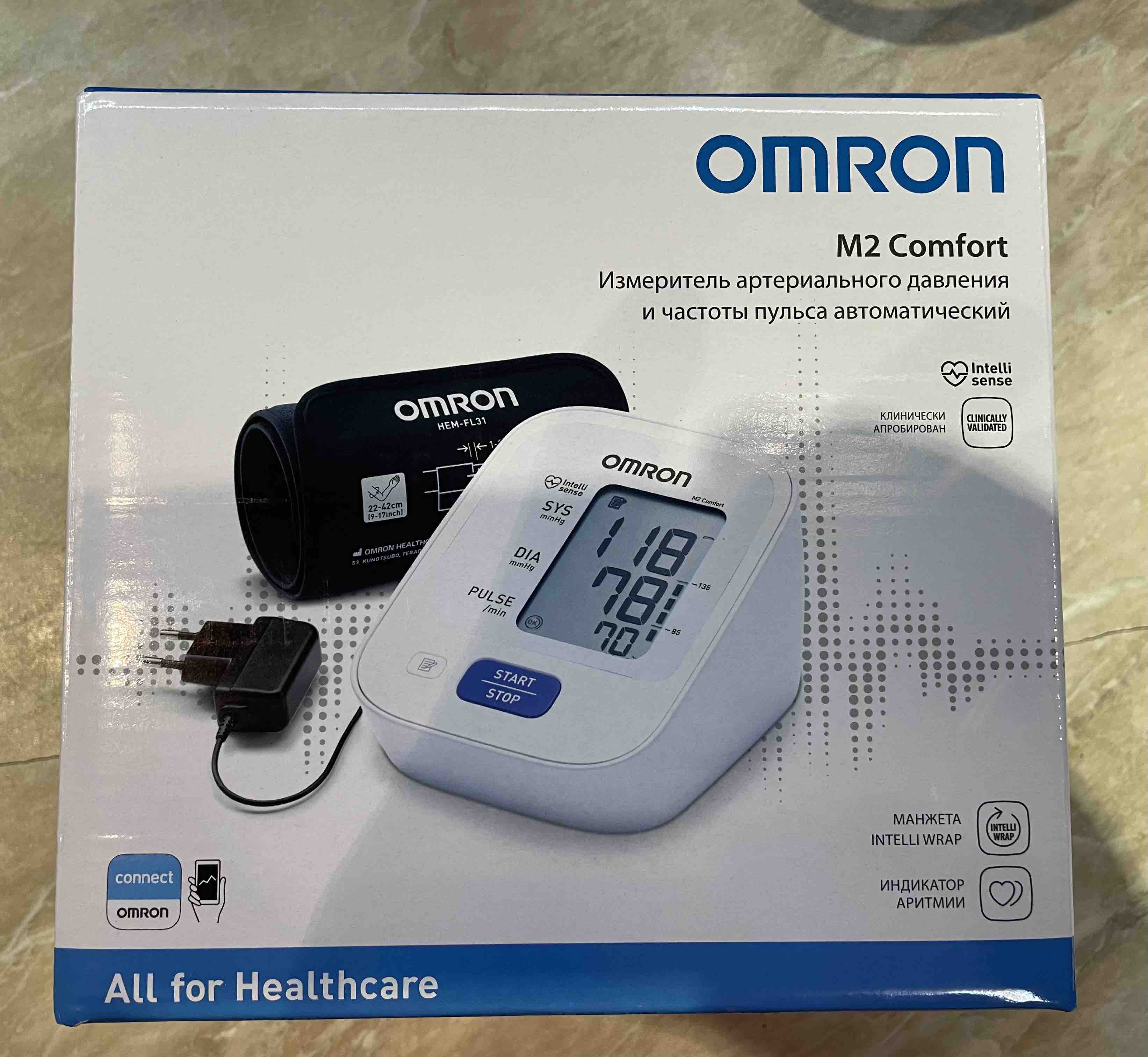 Тонометр Omron M2 Comfort с адаптером (ALRU) - отзывы покупателей на  Мегамаркет | 600008824909