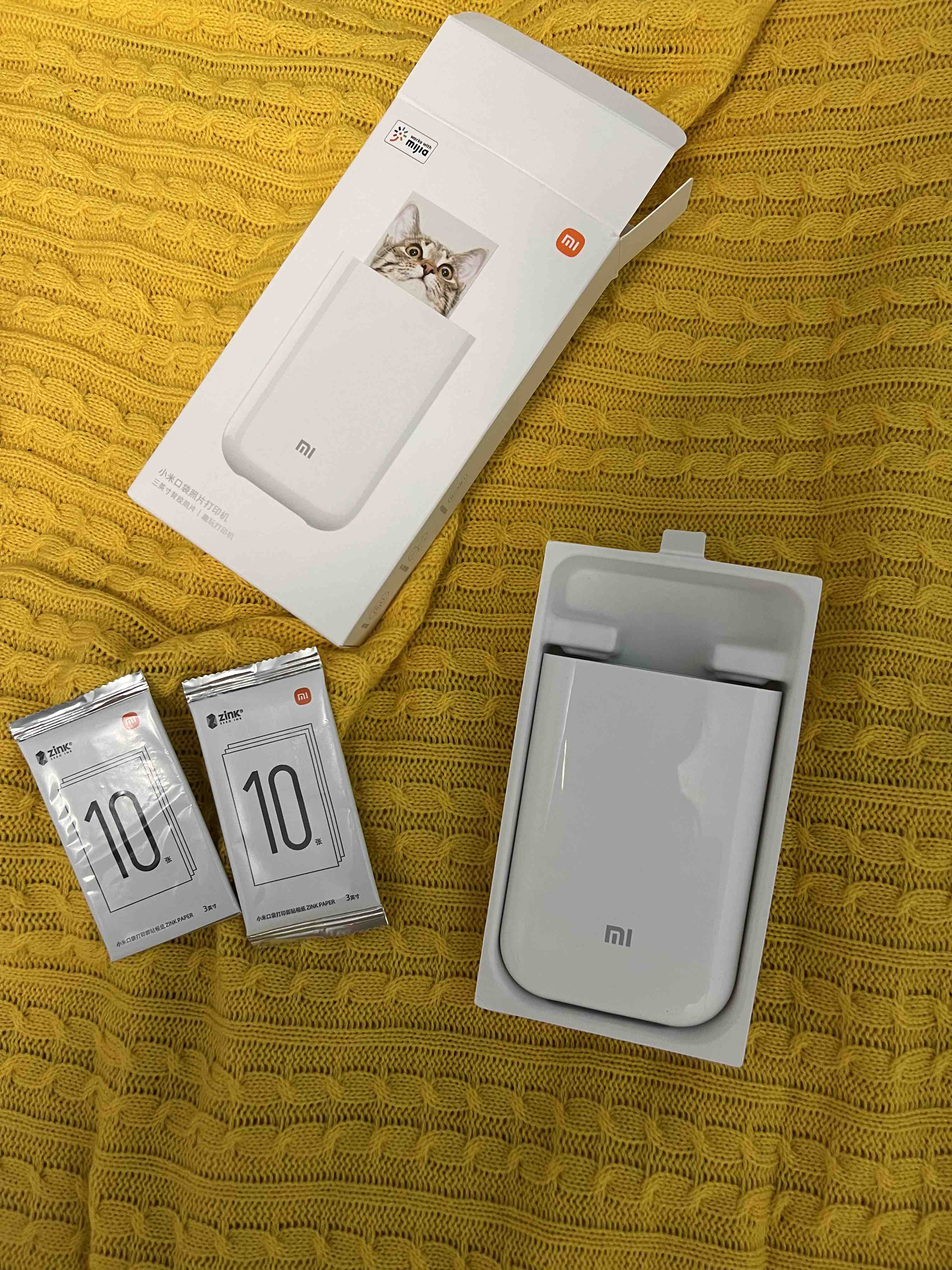 Портативный фотопринтер Xiaomi Mi Portable Photo Printer, купить в Москве,  цены в интернет-магазинах на Мегамаркет