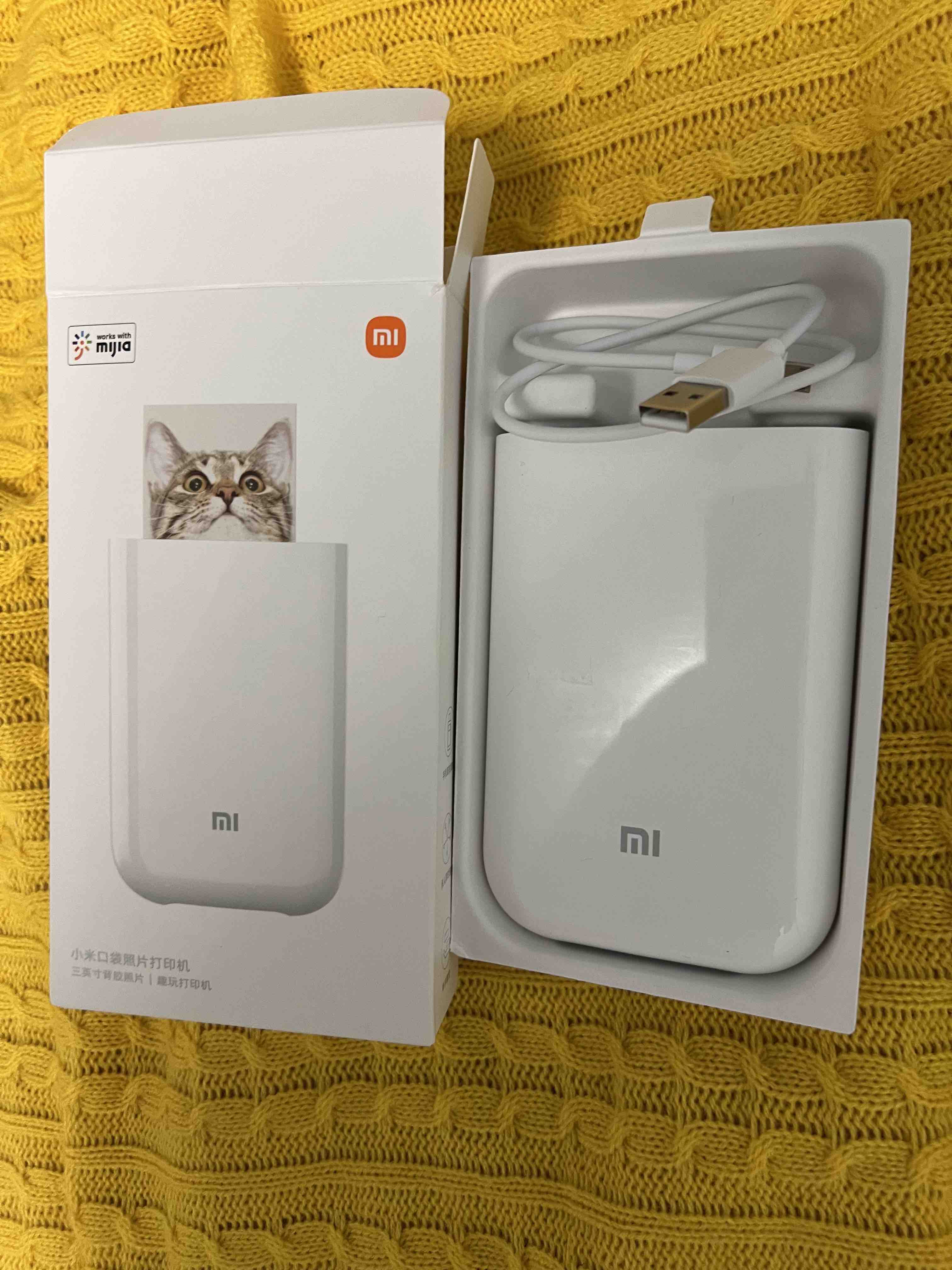 Портативный фотопринтер Xiaomi Mi Portable Photo Printer, купить в Москве,  цены в интернет-магазинах на Мегамаркет