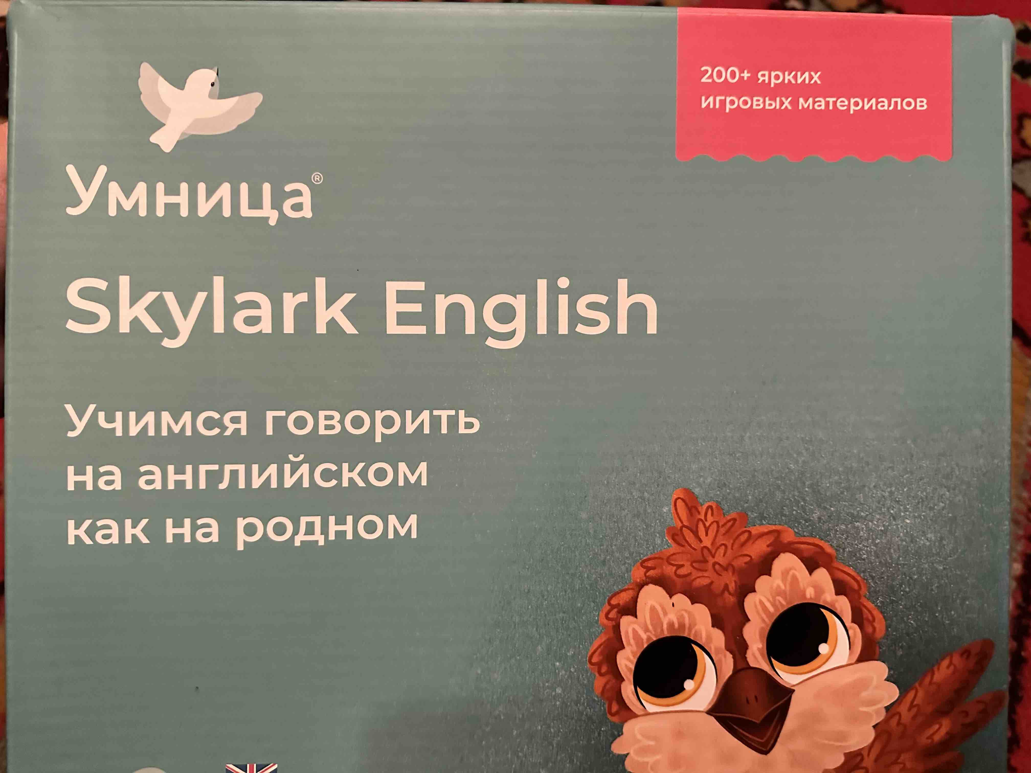 Купить английский для детей Умница. Skylark English. Готовая программа  занятий с озвучкой 0-5 лет, цены на Мегамаркет | Артикул: 100027560550