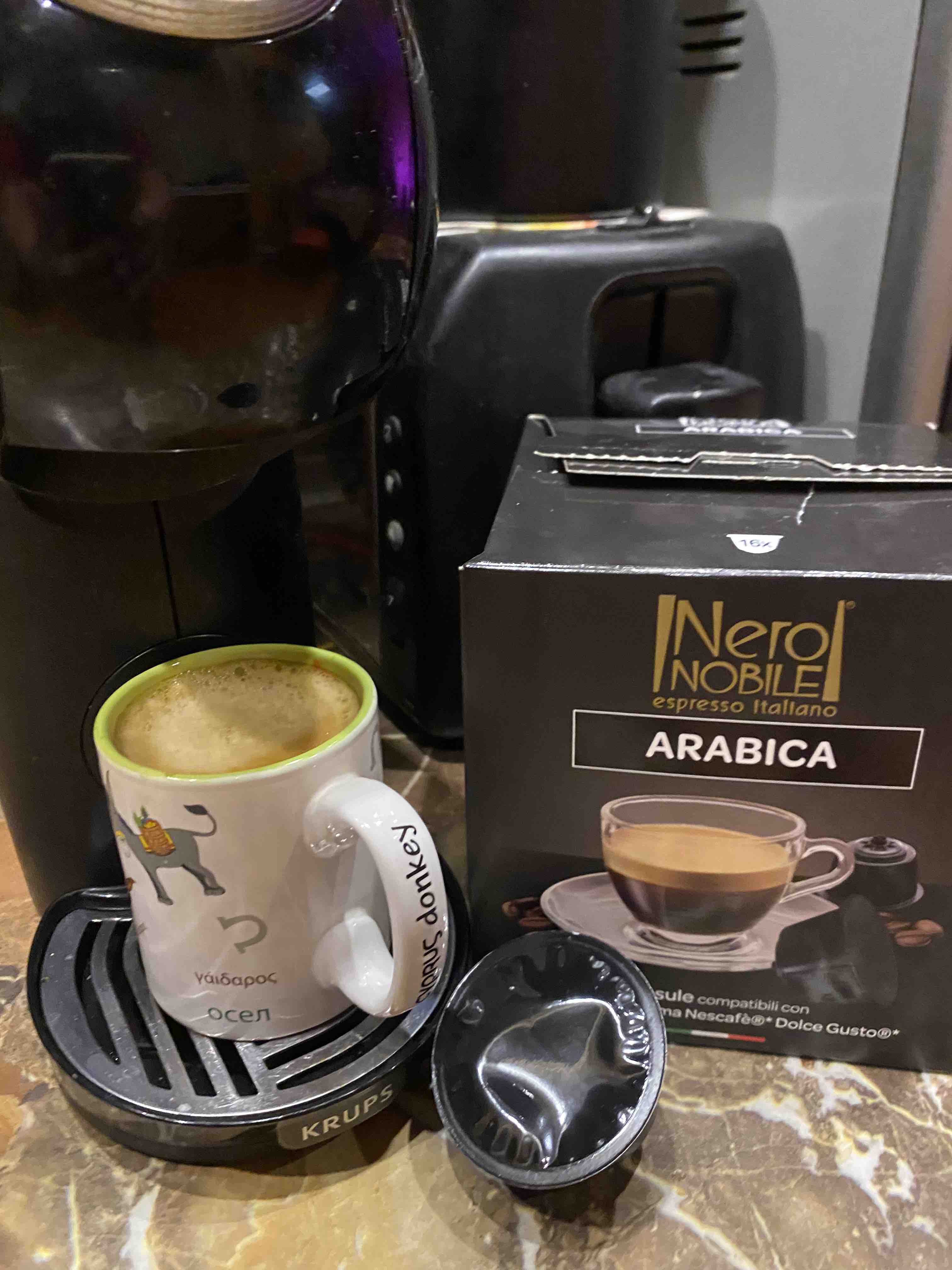 Кофе в капсулах Neronobile Arabica для кофемашин Dolce Gusto, 16 шт -  отзывы покупателей на маркетплейсе Мегамаркет | Артикул: 100047443682