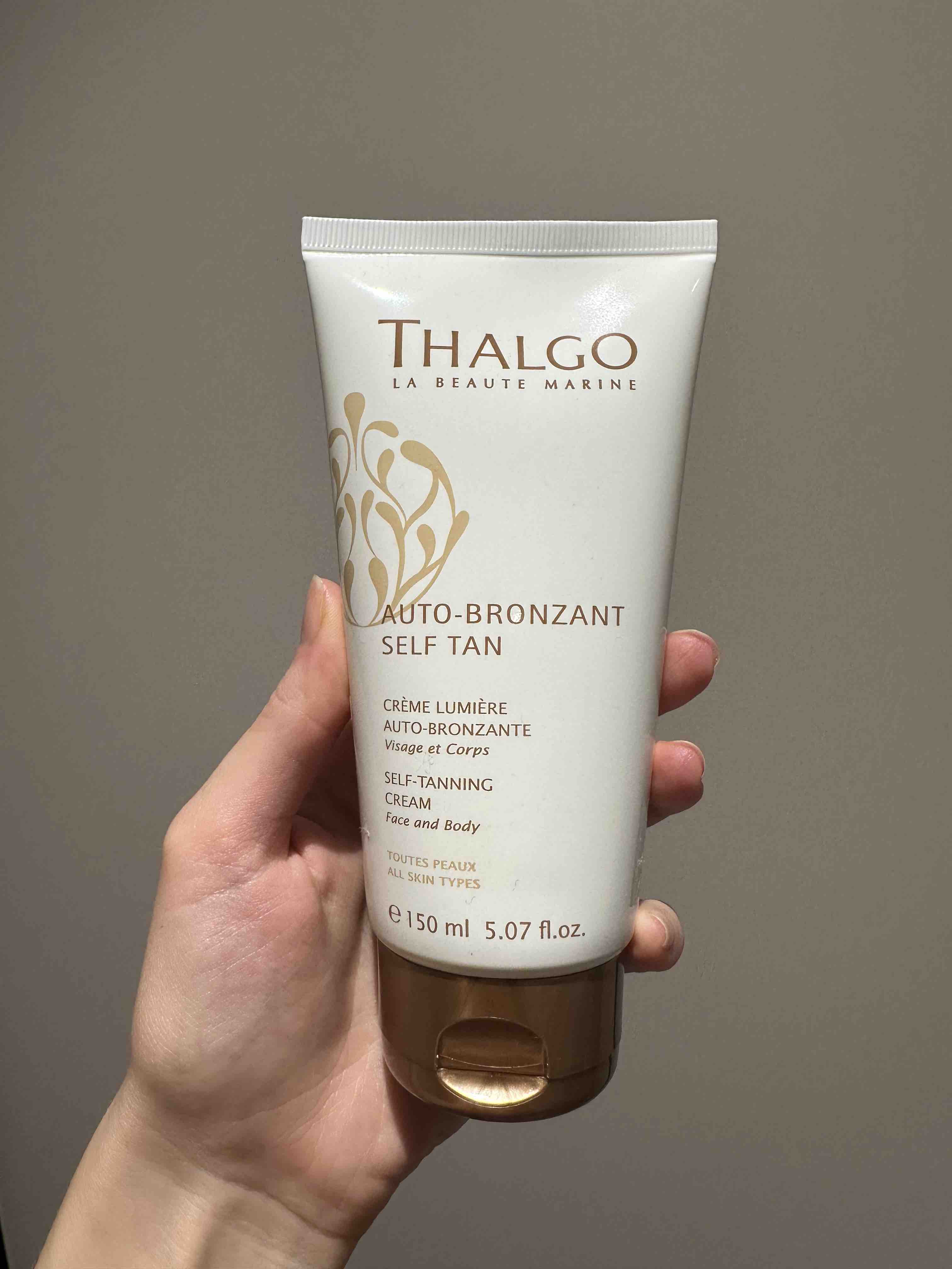 Крем для автозагара Thalgo Auto-Bronzant Self Tan Cream, 150 мл - отзывы  покупателей на Мегамаркет | средства для автозагара