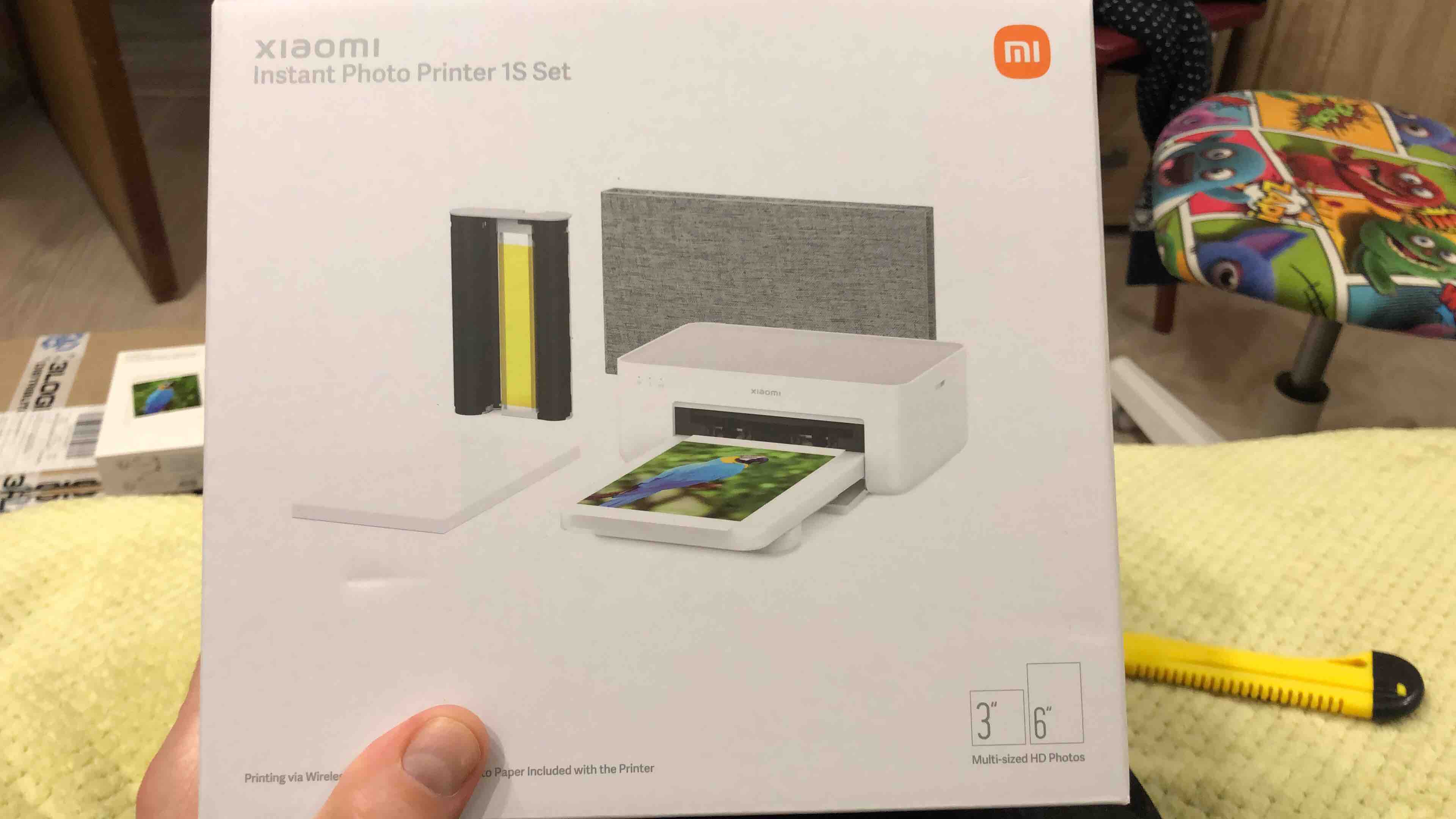 Компактный фотопринтер Xiaomi Instant Photo Printer 1S Set BHR6747GL,  купить в Москве, цены в интернет-магазинах на Мегамаркет