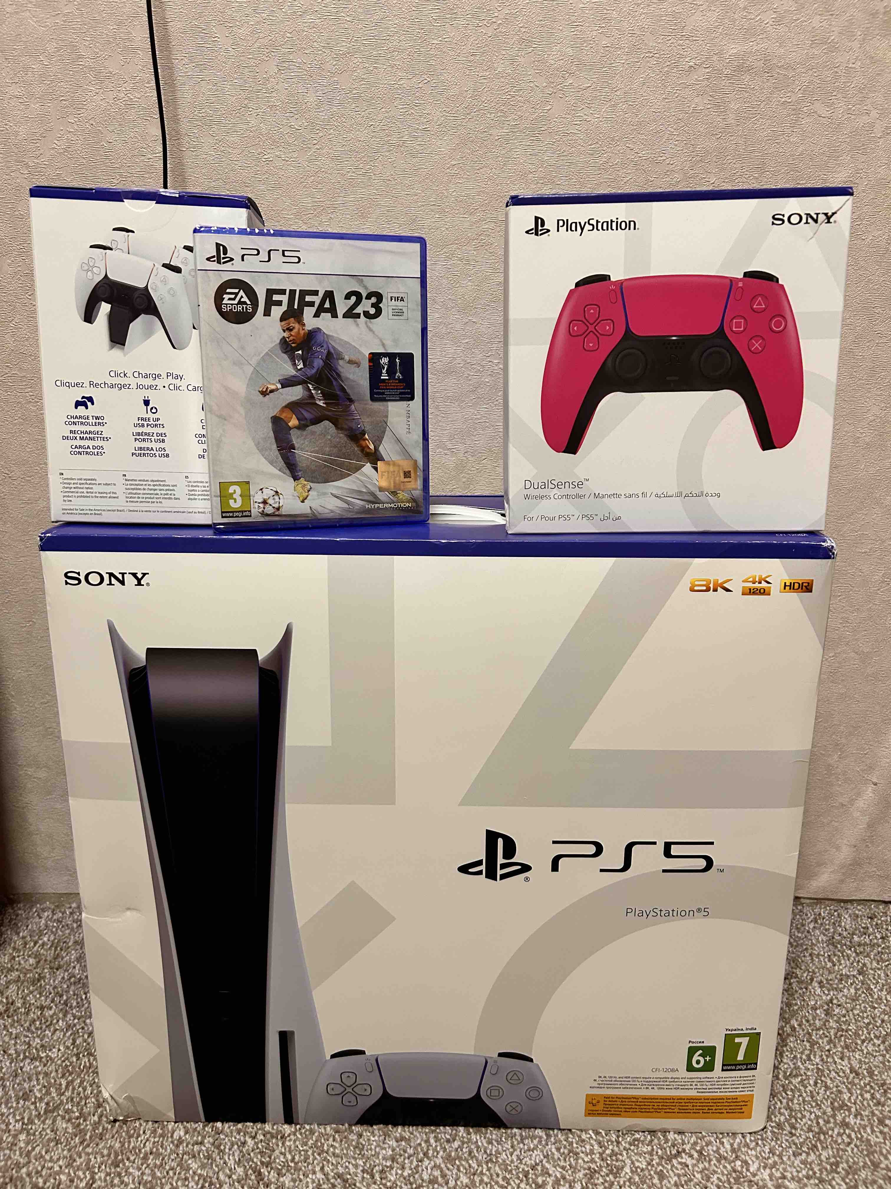 Игровая приставка Sony PlayStation 5 (3-ревизия)+FIFA 23, купить в Москве,  цены в интернет-магазинах на Мегамаркет