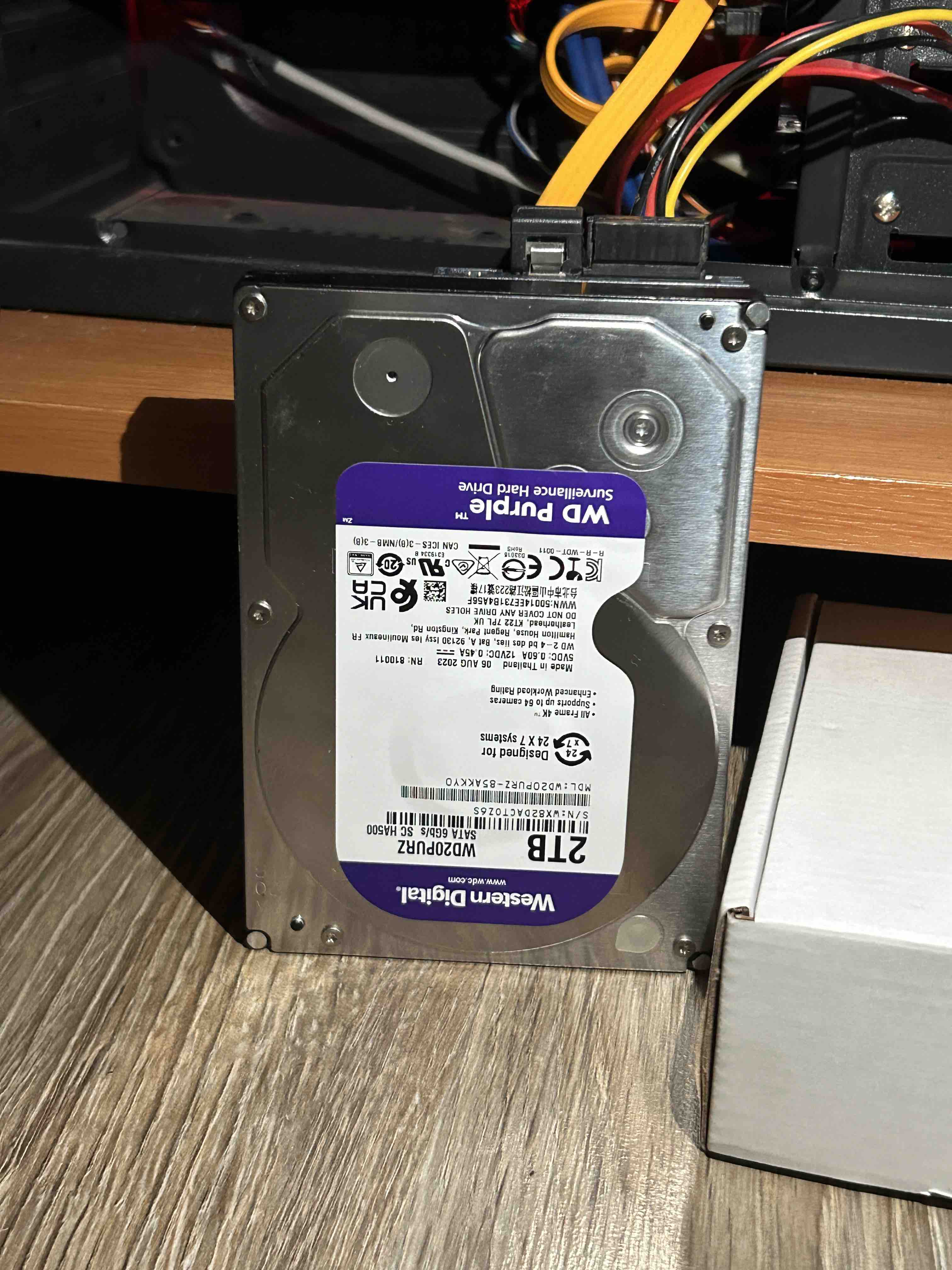 Жесткий диск WD Purple 2ТБ (WD20PURX) - отзывы покупателей на маркетплейсе  Мегамаркет | Артикул: 100023662872