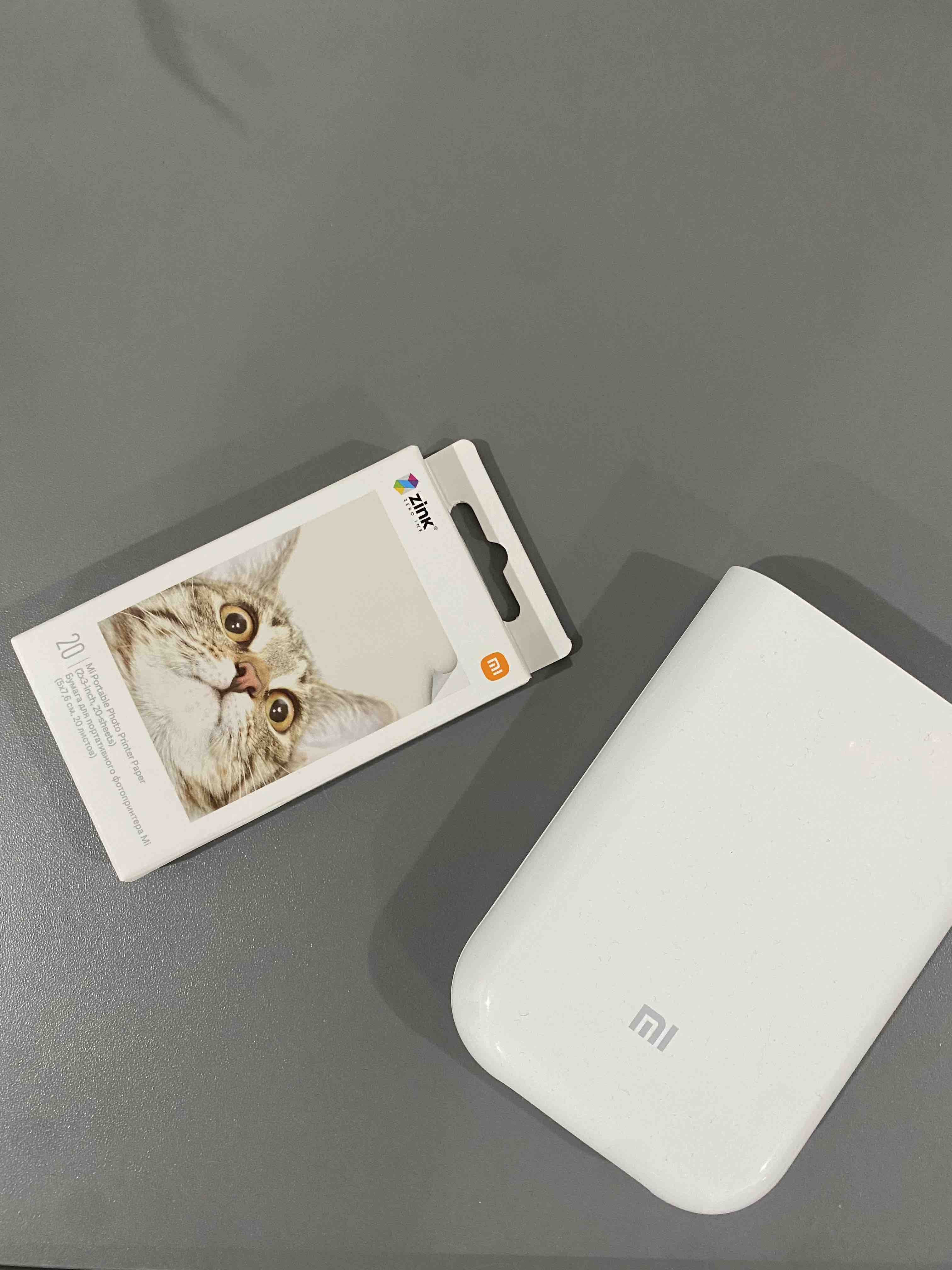 Бумага Xiaomi Mi Portable Photo Printer Paper 2x3-inch 20 листов TEJ4019GL  - отзывы покупателей на маркетплейсе Мегамаркет | Артикул: 600004805826