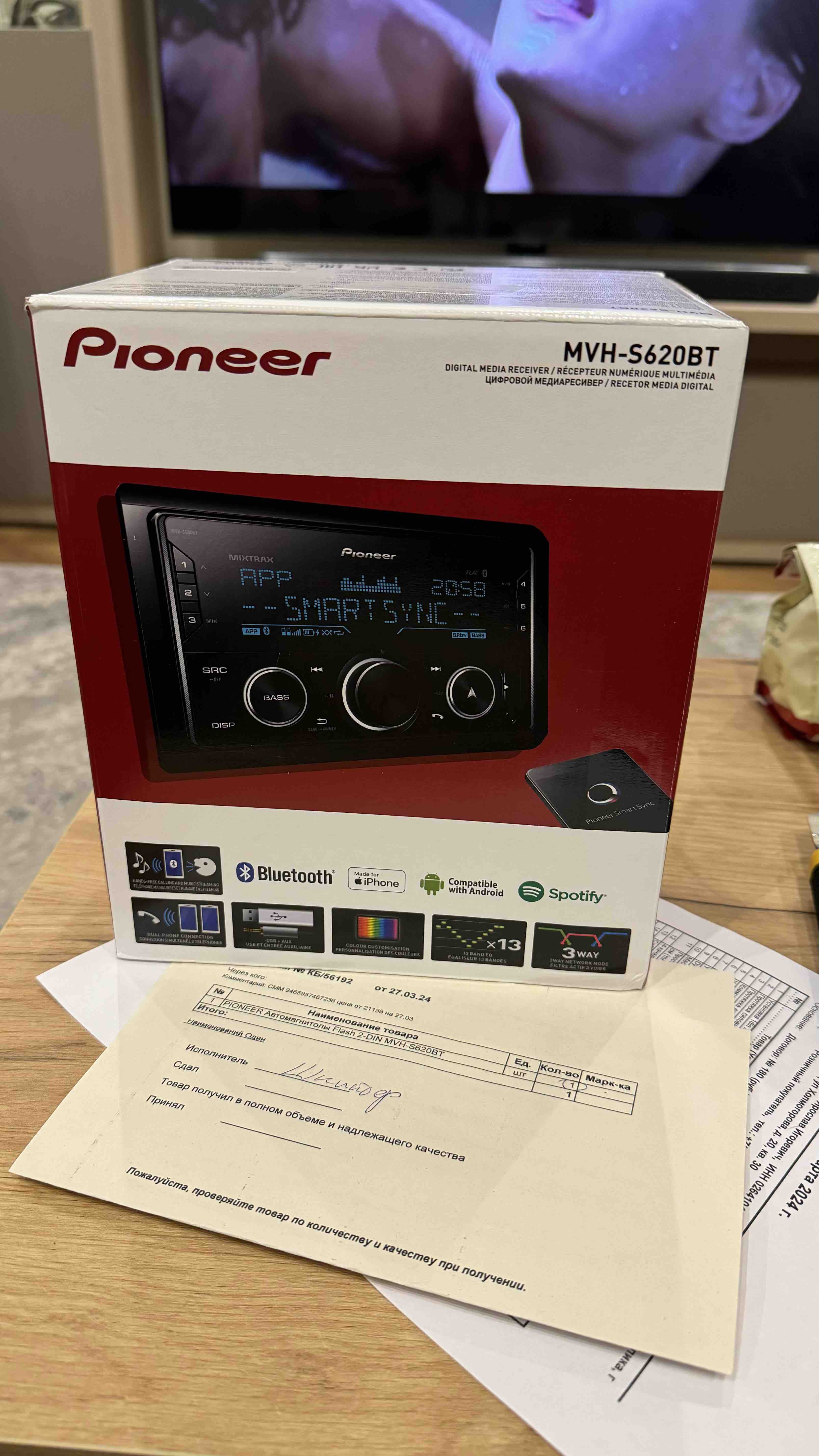 Автомагнитола Pioneer MVH-S620BT - отзывы покупателей на Мегамаркет |  100026907079