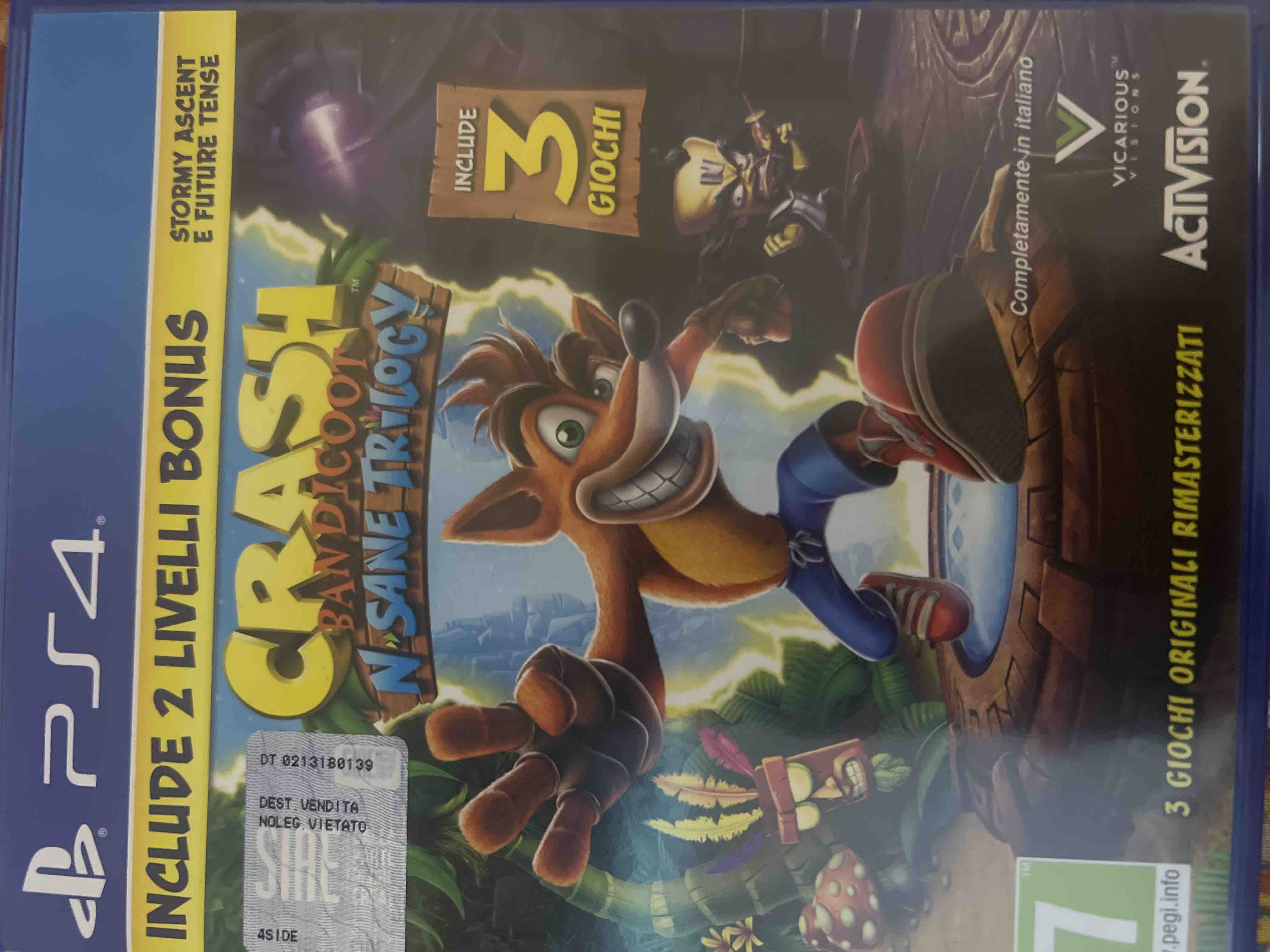 Игра Crash Bandicoot NSane Trilogy для PlayStation 4 - отзывы покупателей  на маркетплейсе Мегамаркет | Артикул: 100024452983