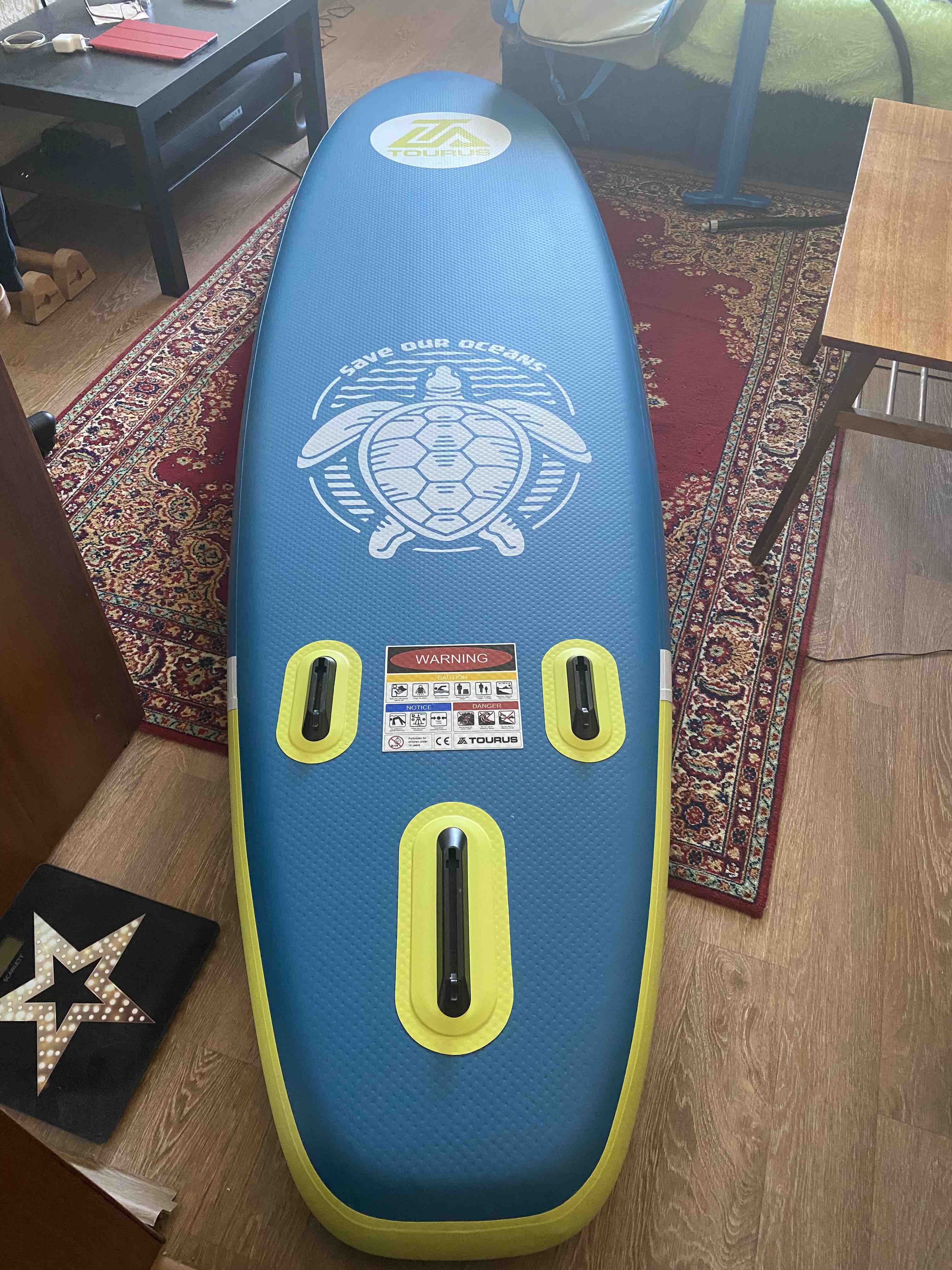 Надувная серфинг доска SUP board TOURUS 10.6 CURIOSITY 2023 (320х81х15 см)  полный комплект – характеристики на Мегамаркет