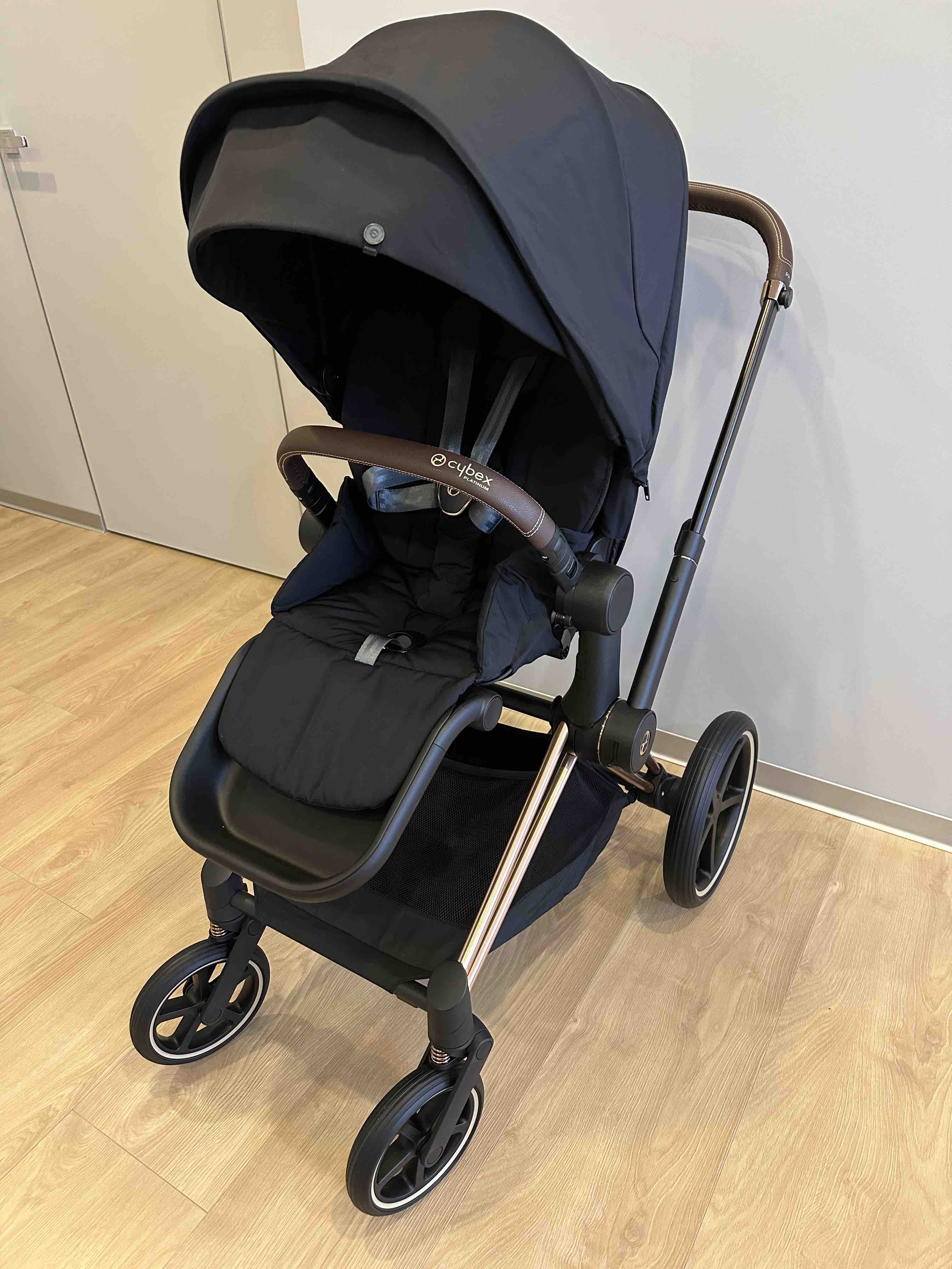 Детская коляска 2 в 1 Cybex Priam IV, рама Chrome, текстиль Stardust Black  - отзывы покупателей на Мегамаркет