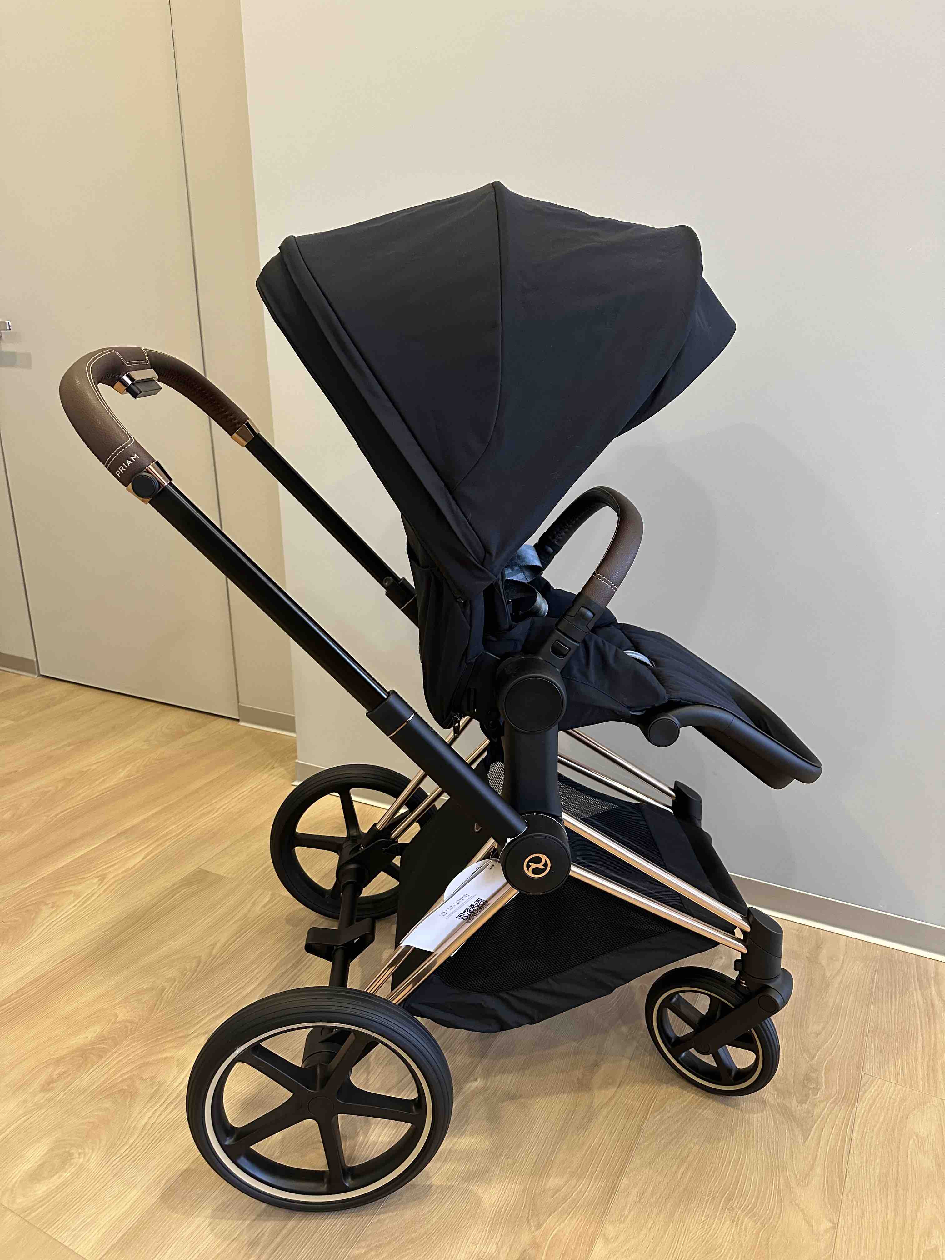 Детская коляска 2 в 1 Cybex Priam IV, рама Chrome, текстиль Stardust Black  - отзывы покупателей на Мегамаркет