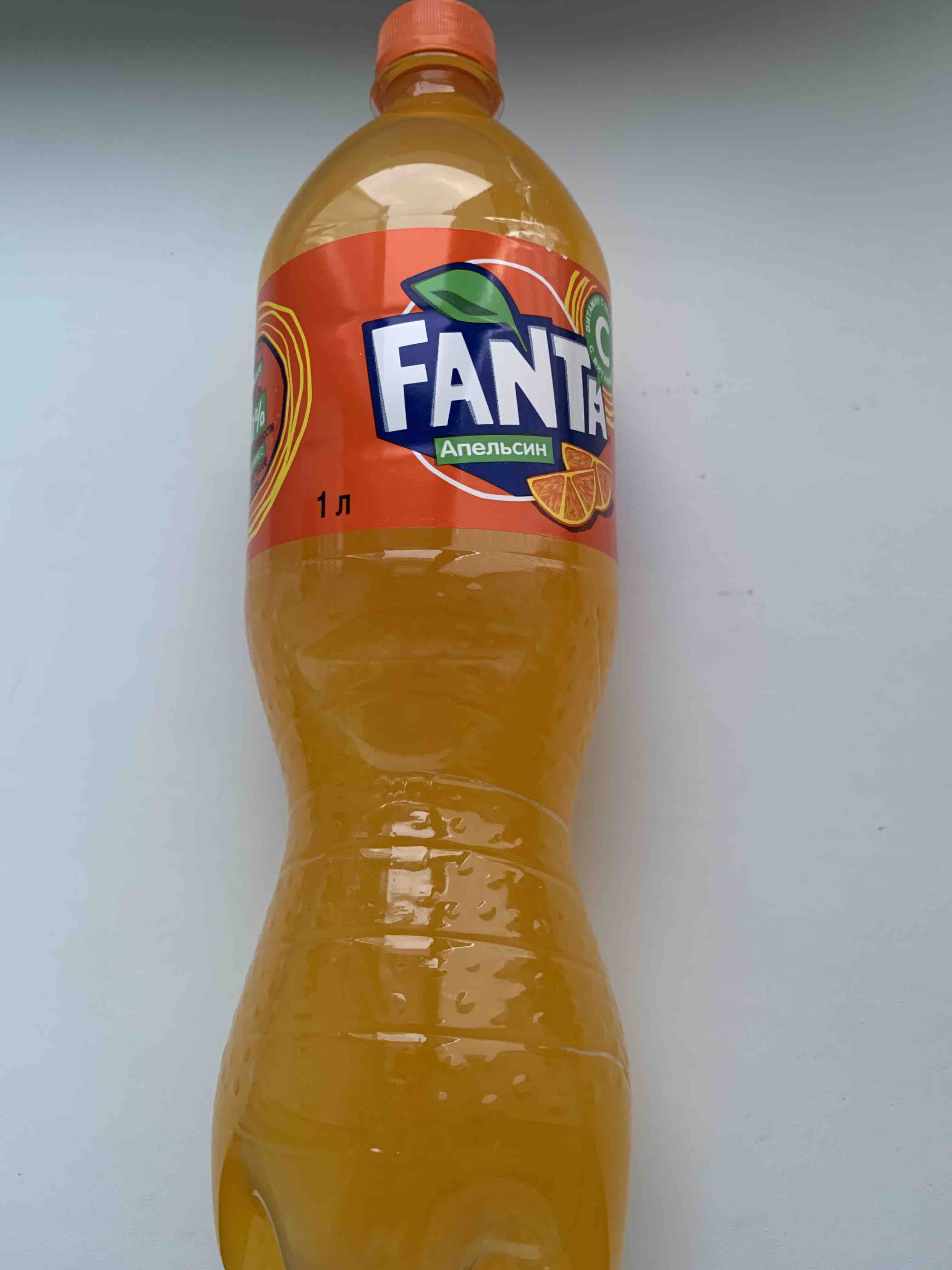 Купить газированный напиток Fanta апельсин 1 л, цены на Мегамаркет |  Артикул: 100028154322