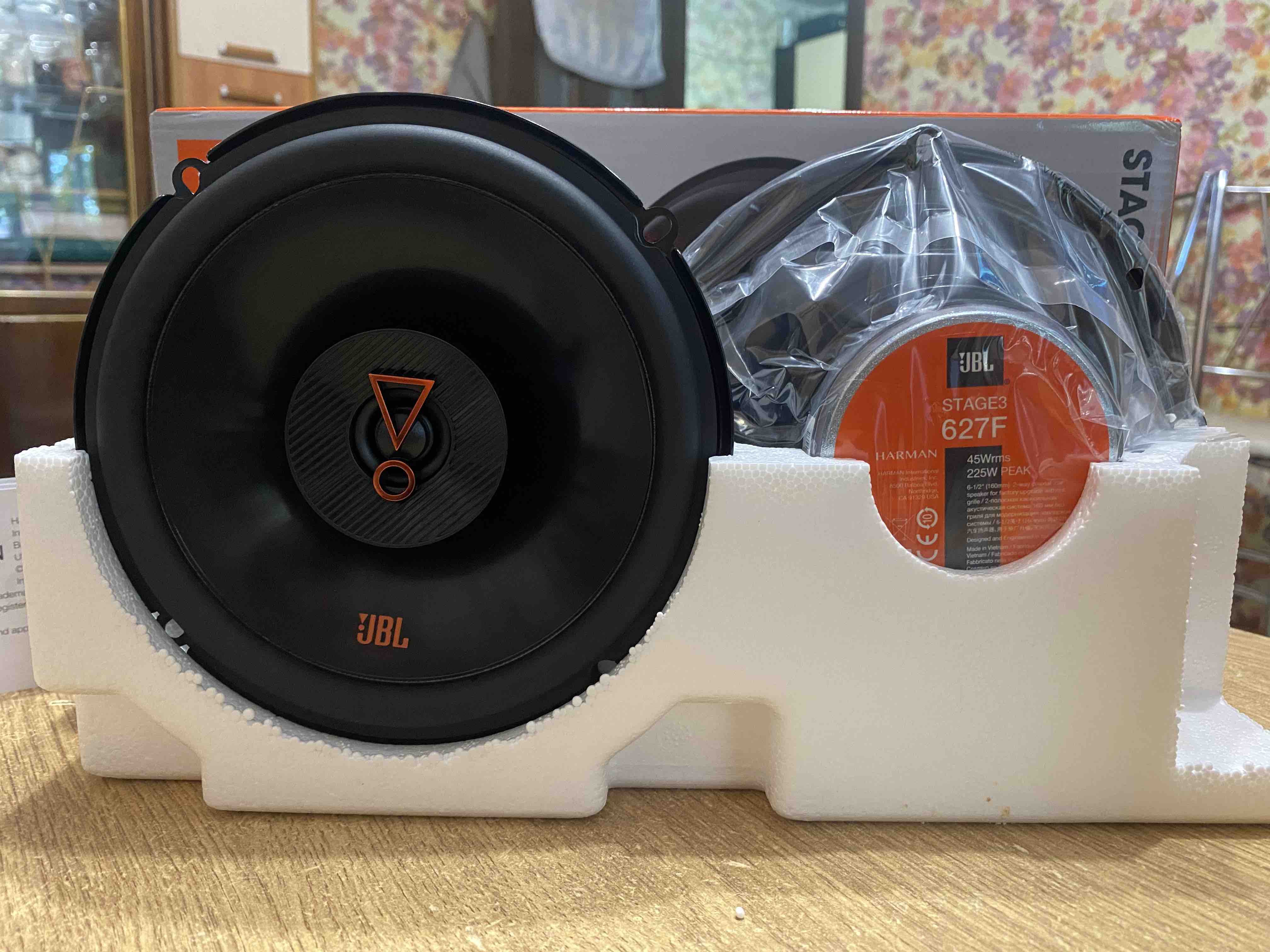 Колонки JBL STAGE 3 627F , 2-полосная коаксиальная акустика ,16,5 см -  отзывы покупателей на Мегамаркет | 100026344435