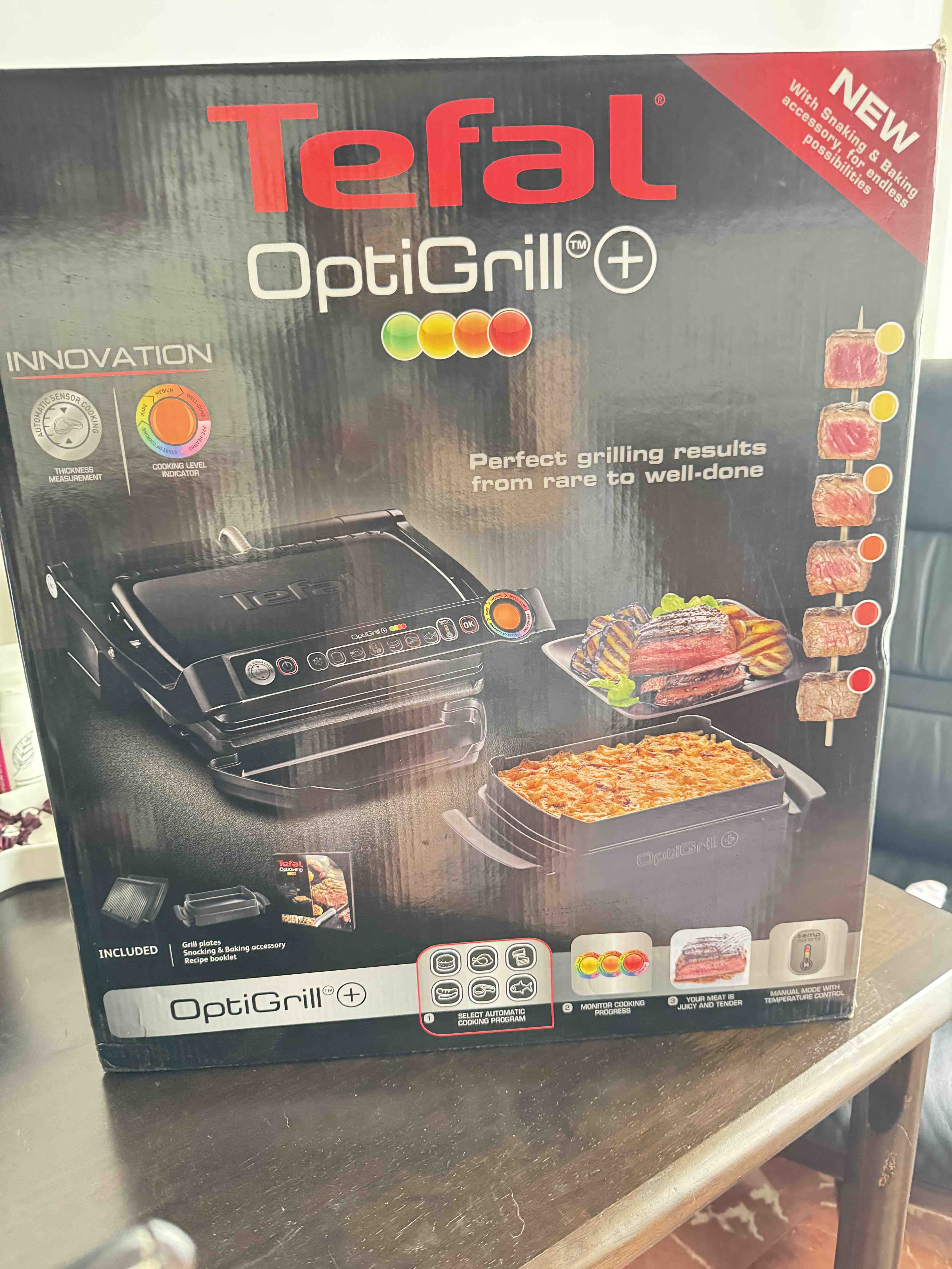 Электрогриль Tefal GC714834 OptiGrill+ - отзывы покупателей на маркетплейсе  Мегамаркет | Артикул: 100028711721