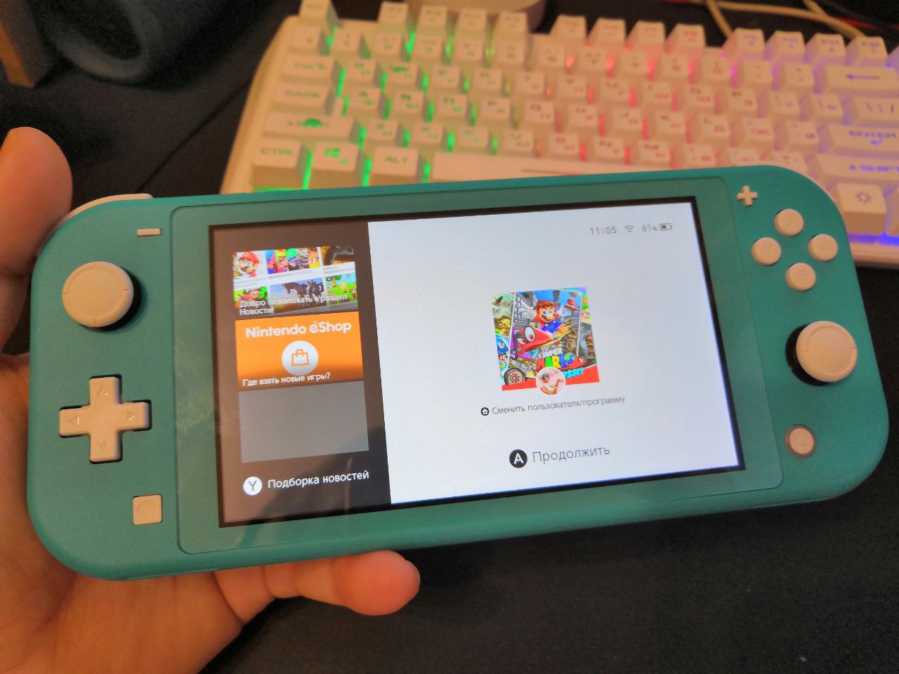 Игровая приставка Nintendo Nintendo Switch Lite, бирюзовая  (HDH-S-BAZAA(RUS)) - отзывы покупателей на маркетплейсе Мегамаркет |  Артикул: 100062413880