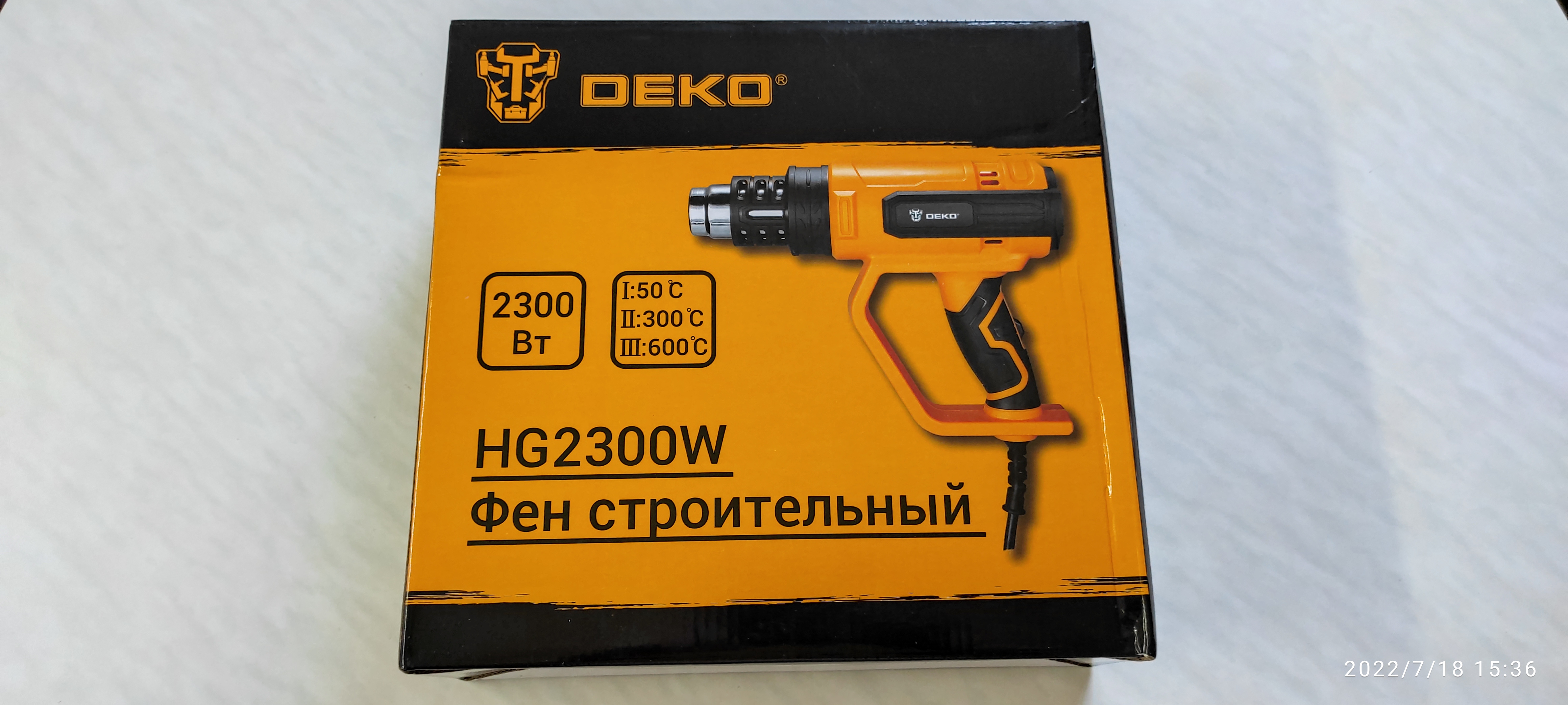 Фен строительный DEKO HG2300W - отзывы покупателей на Мегамаркет |  600005755391