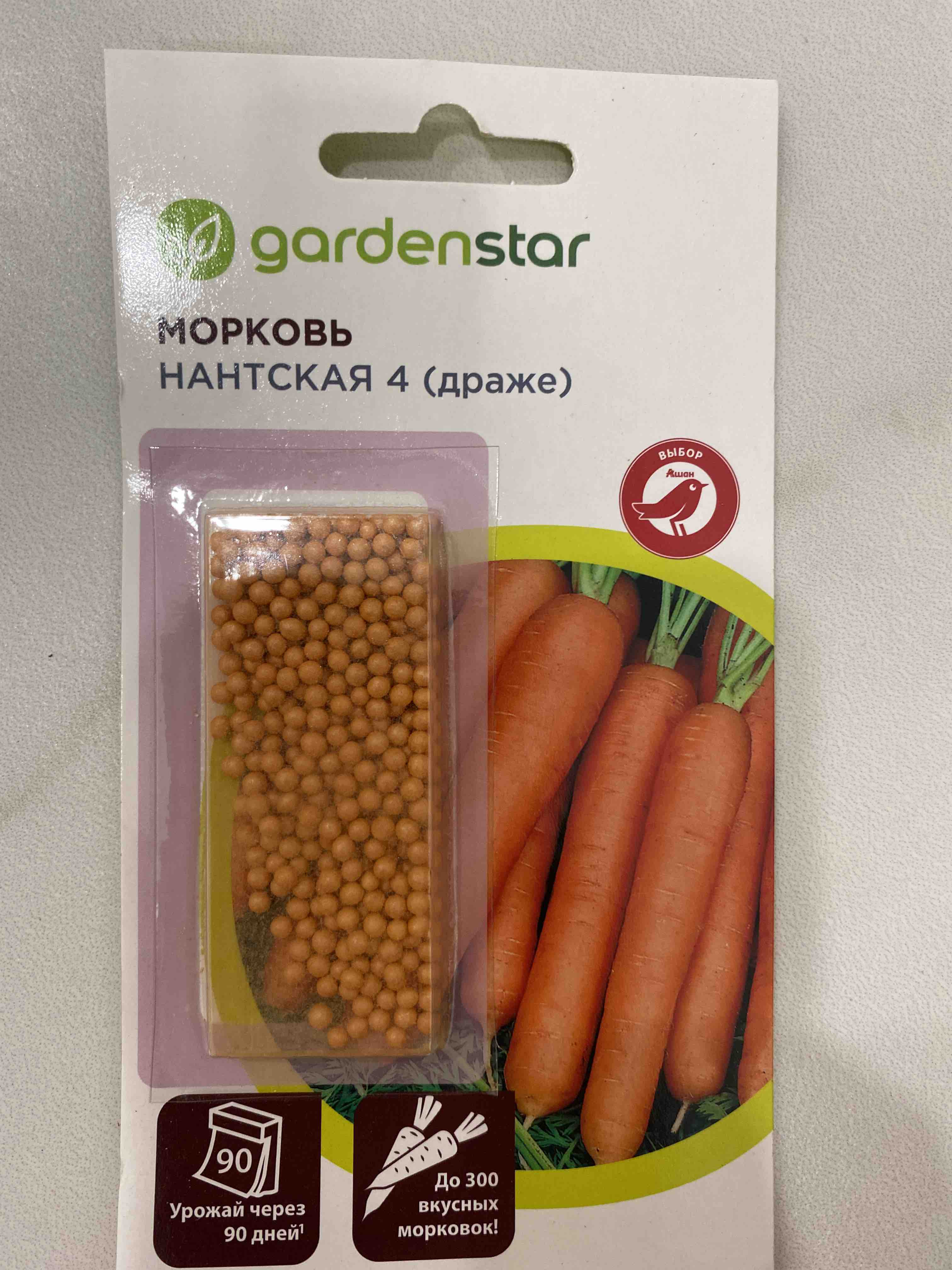 Семена Морковь Garden Star Нантская драже, 300 шт - отзывы покупателей на  Мегамаркет | 100029728246