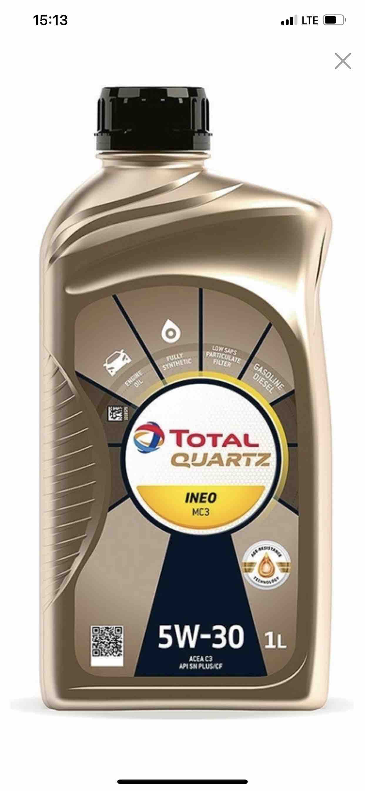 Моторное масло Total Моторное масло Total Quartz Ineo MC3 5W-30 1л - отзывы  покупателей на Мегамаркет | 100000375216