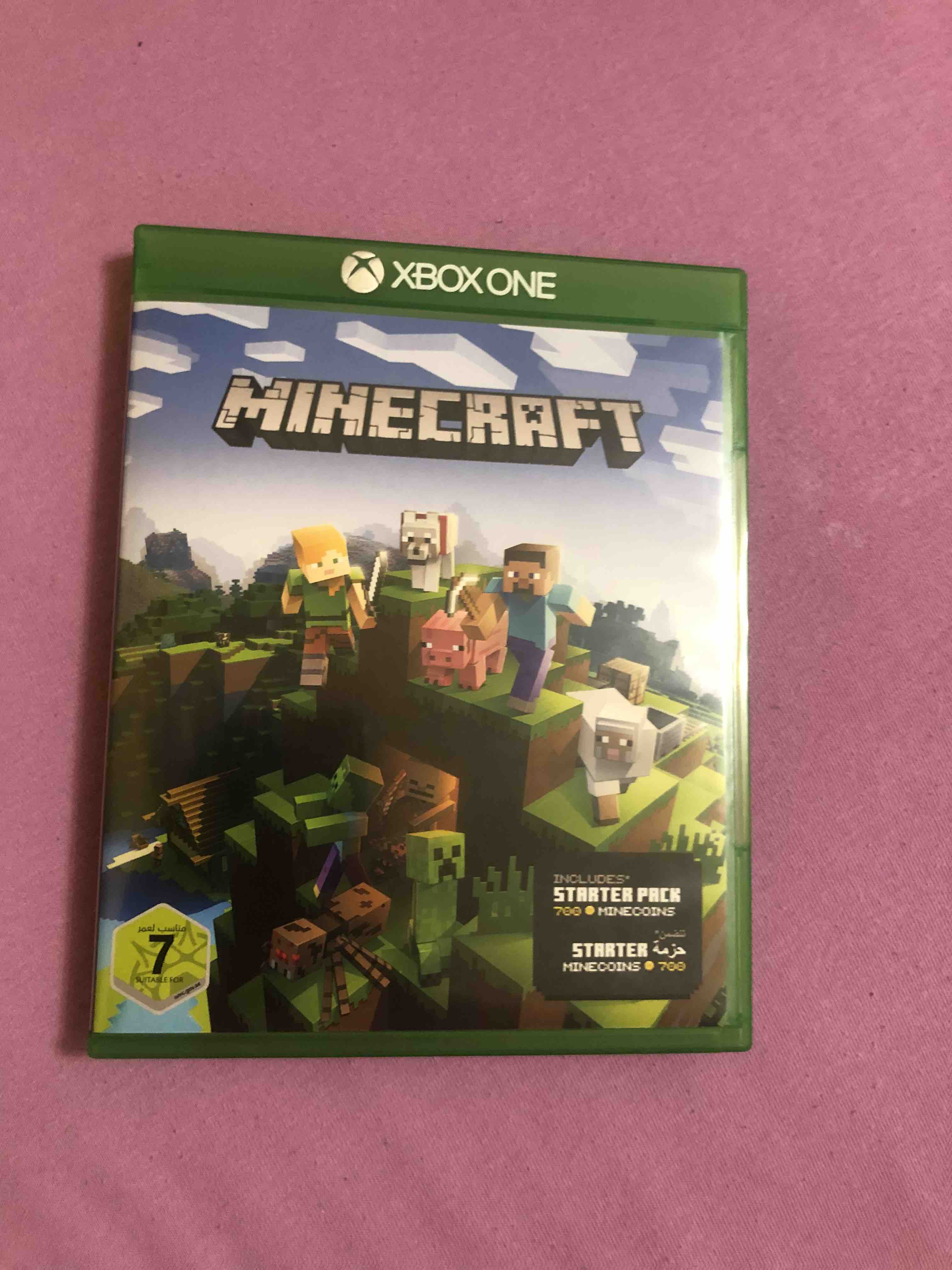 Minecraft xbox hot sale one starter pack