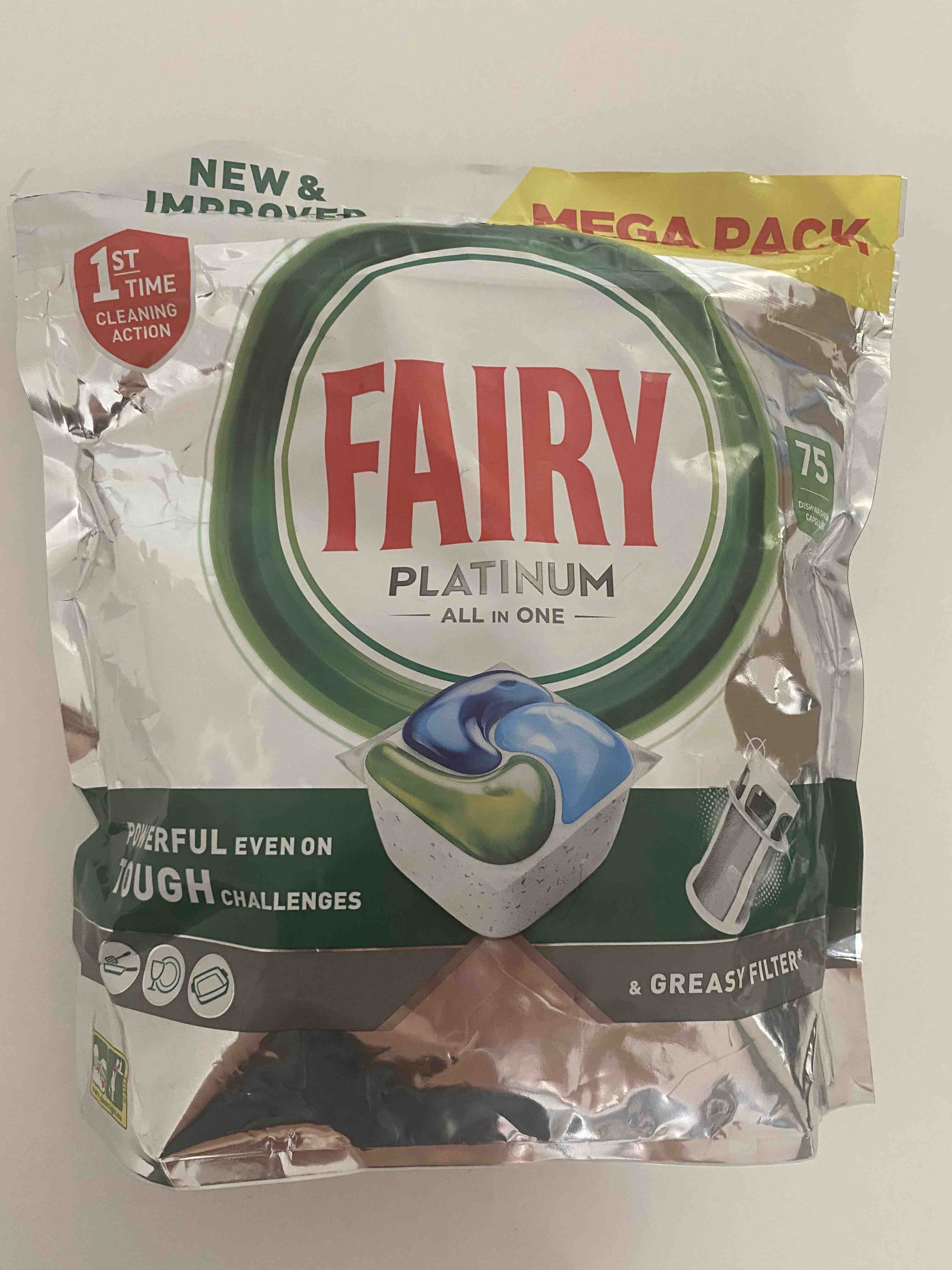 Капсулы для посудомоечной машины Fairy Platinum All in One 75шт - купить в  Москве, цены на Мегамаркет