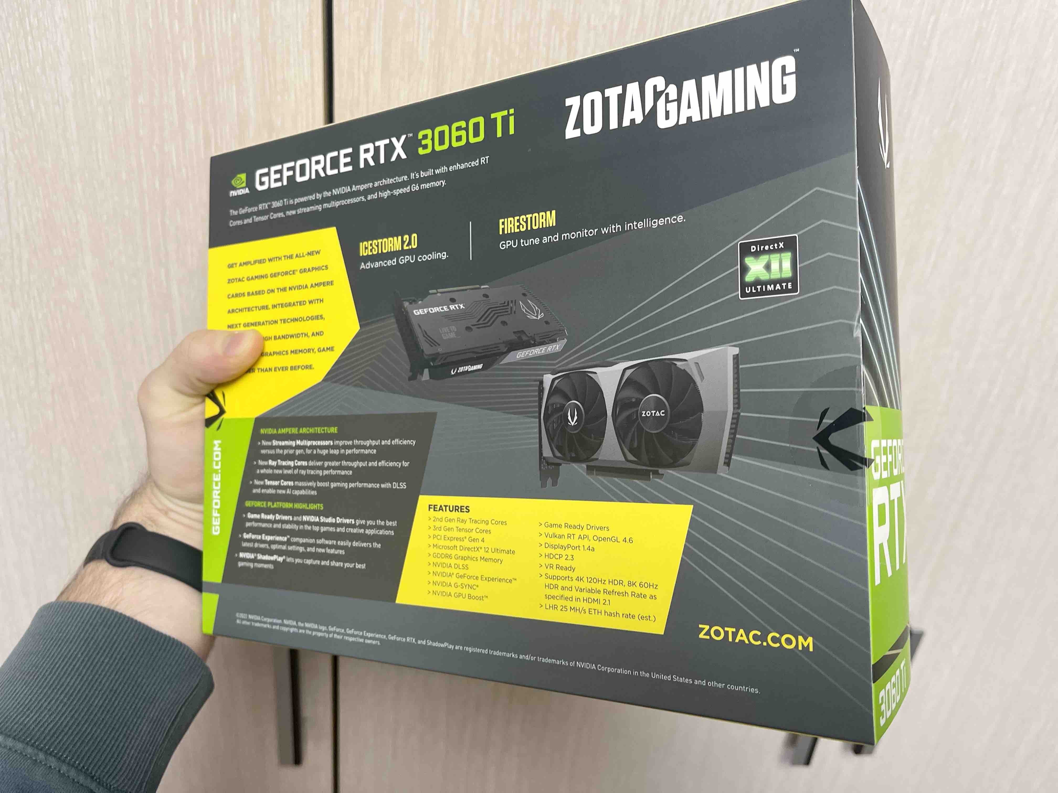 Видеокарта Zotac NVIDIA GeForce RTX 3060 Ti Twin Edge LHR  (ZT-A30610E-10MLHR) - отзывы покупателей на маркетплейсе Мегамаркет |  Артикул: 100047671495