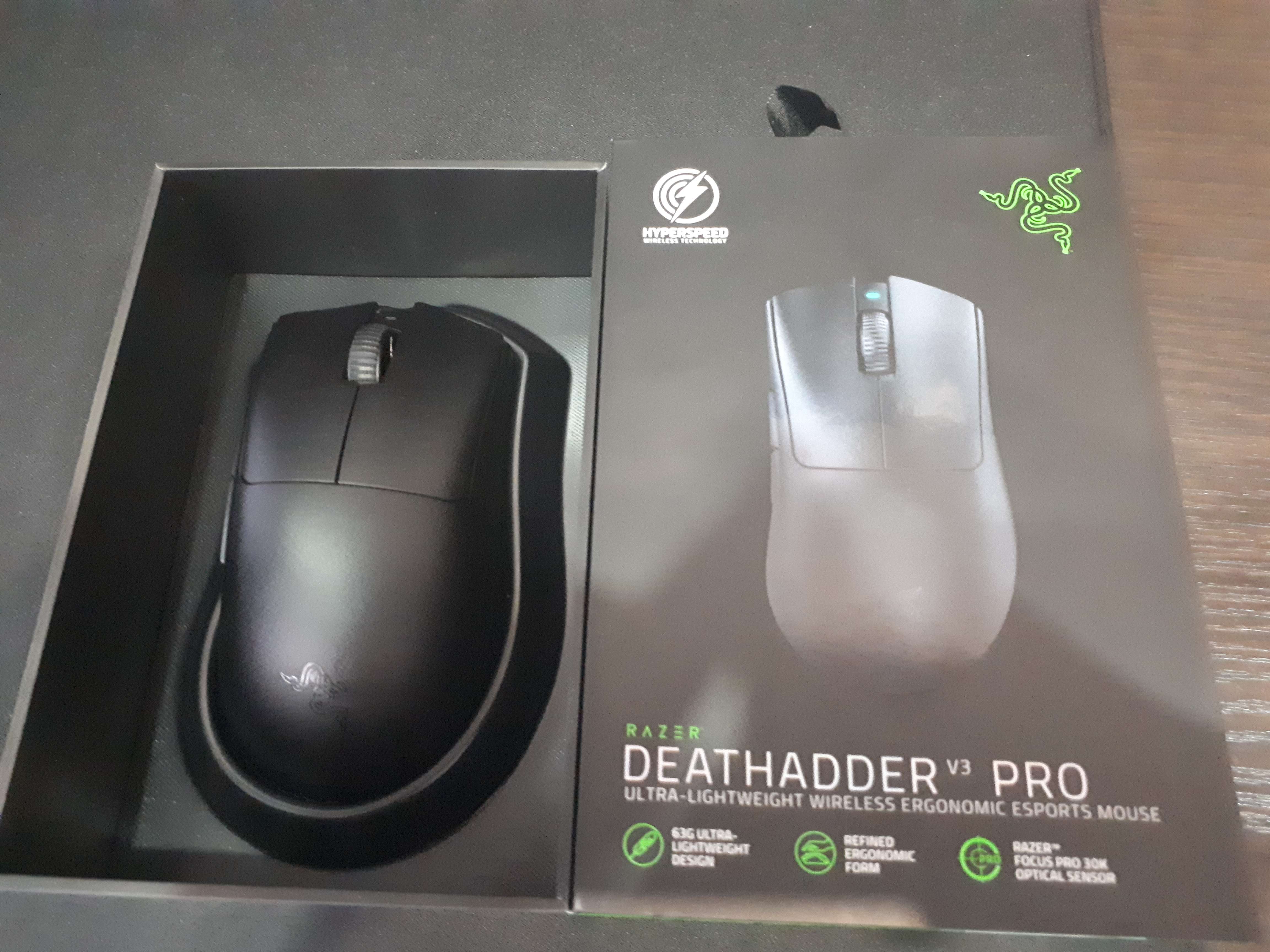 Беспроводная игровая мышь Razer DeathAdder V3 Pro белый  (RZ01-04630200-R3G1) - отзывы покупателей на маркетплейсе Мегамаркет |  Артикул: 600011037371