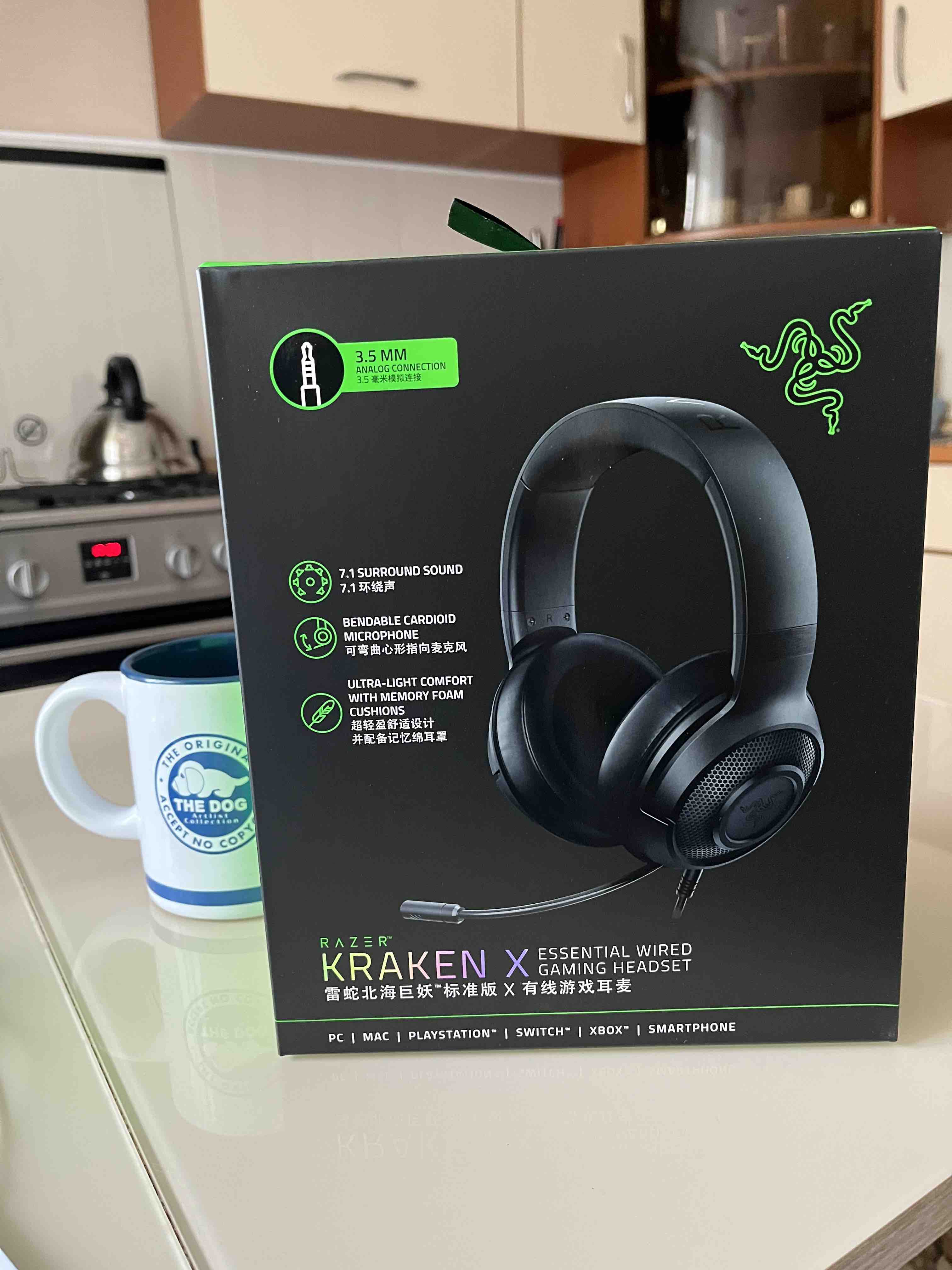 Купить Проводная гарнитура Razer Kraken X Lite черный в интернет-магазине  DNS. Характеристики, цена Razer Kraken X Lite