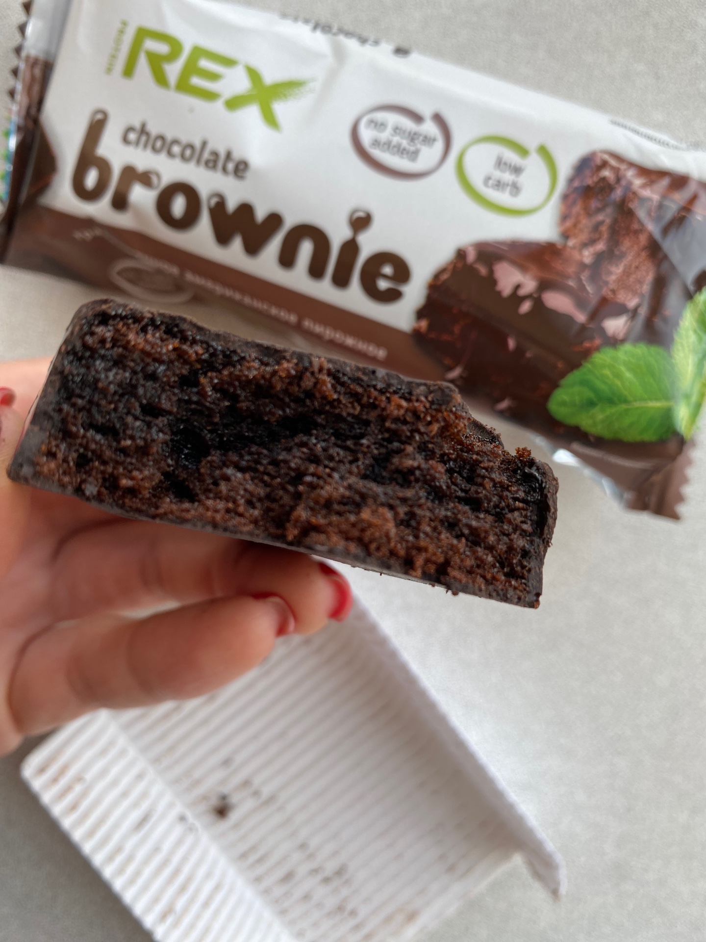 Протеиновые пирожные брауни Brownie без сахара (апельсиновый), 12шт х 50г,  170 ккал - отзывы покупателей на Мегамаркет | 600006933920